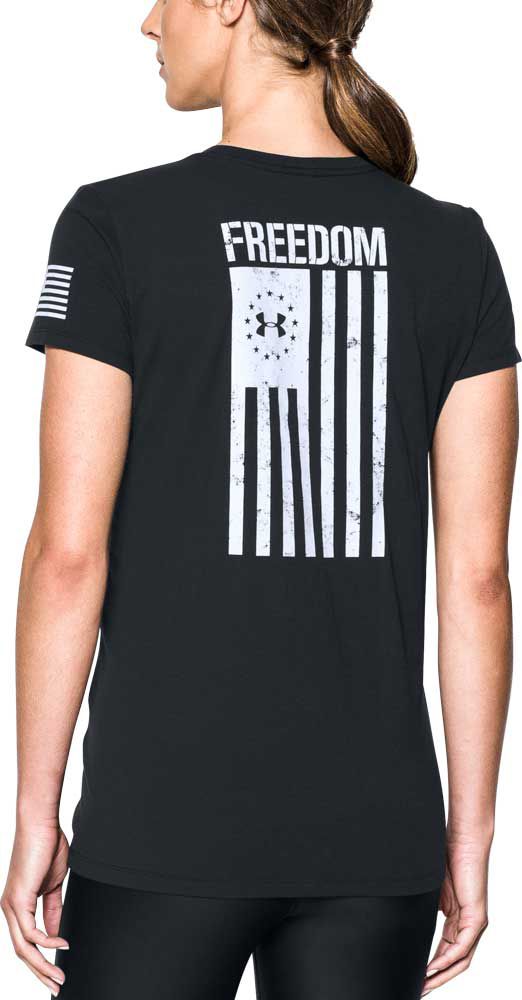 under armour shirt with american flag