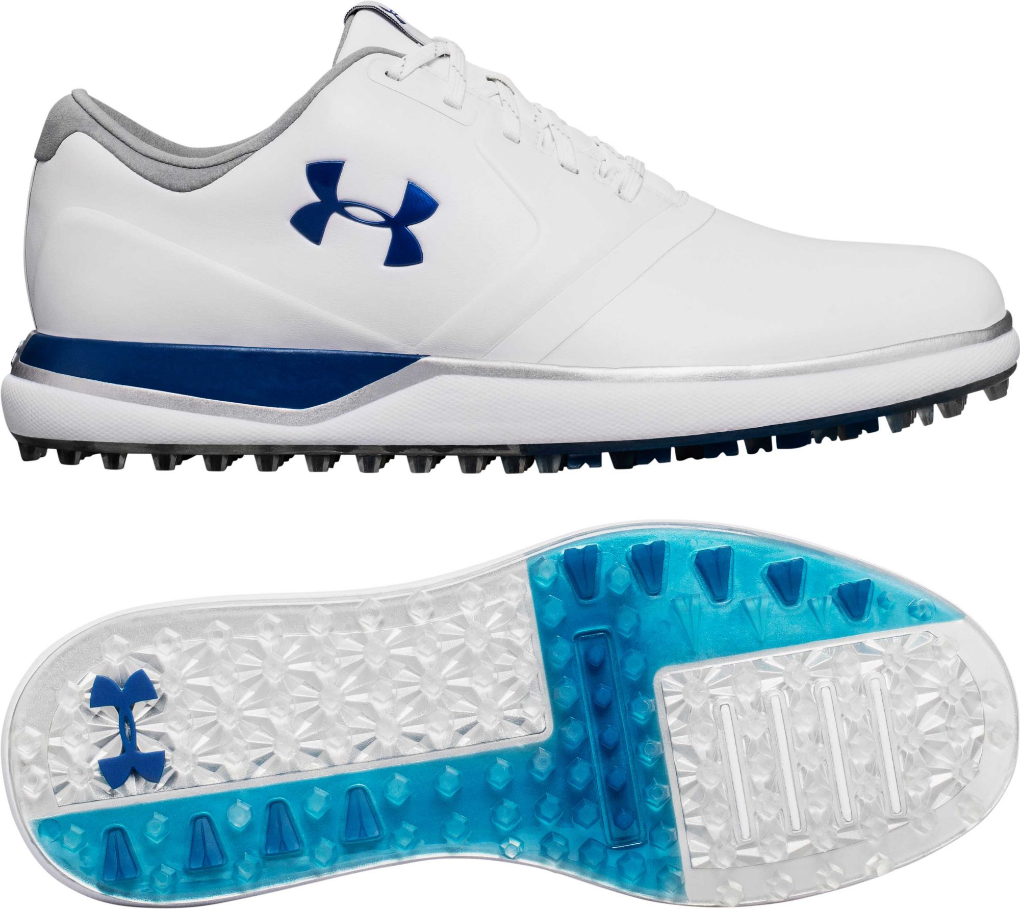 men's ua performance sl leather spikeless golf shoes