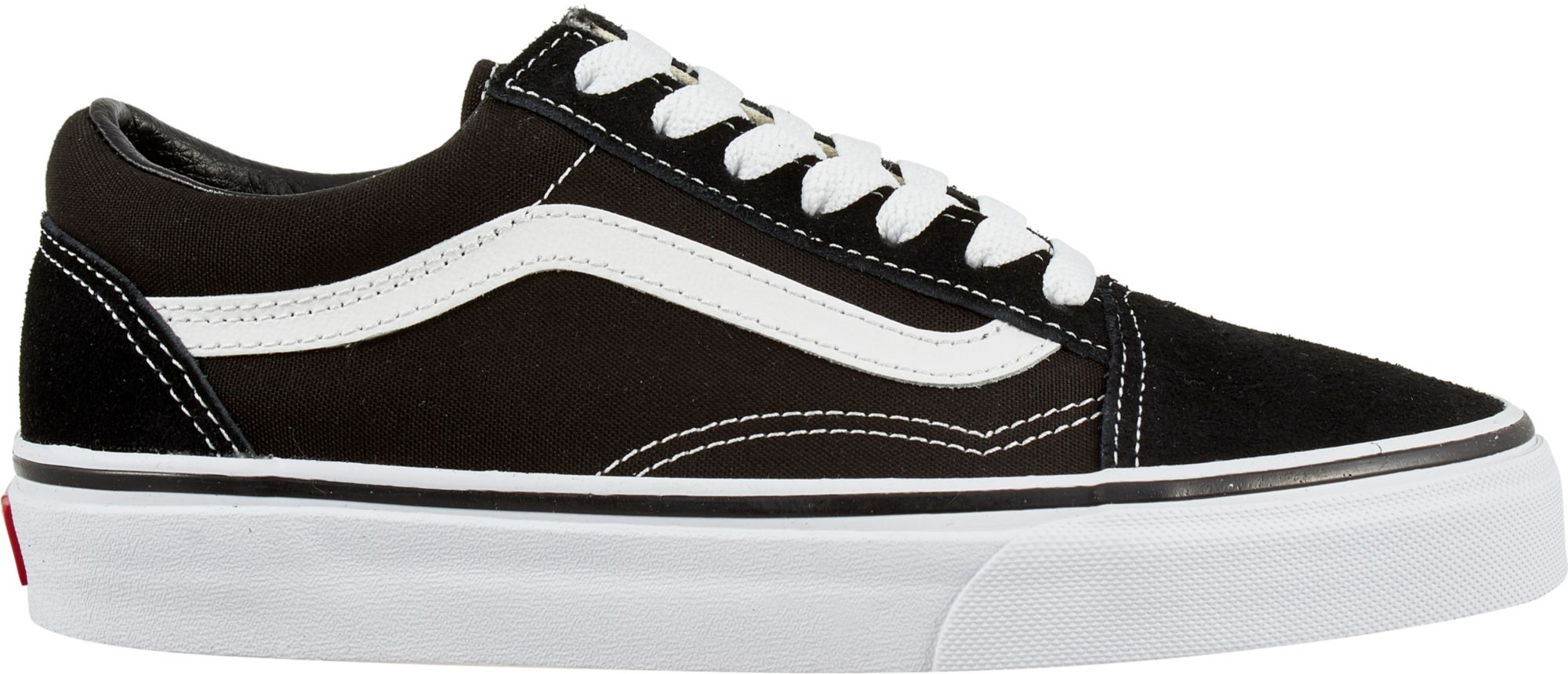 vans classic black and white womens