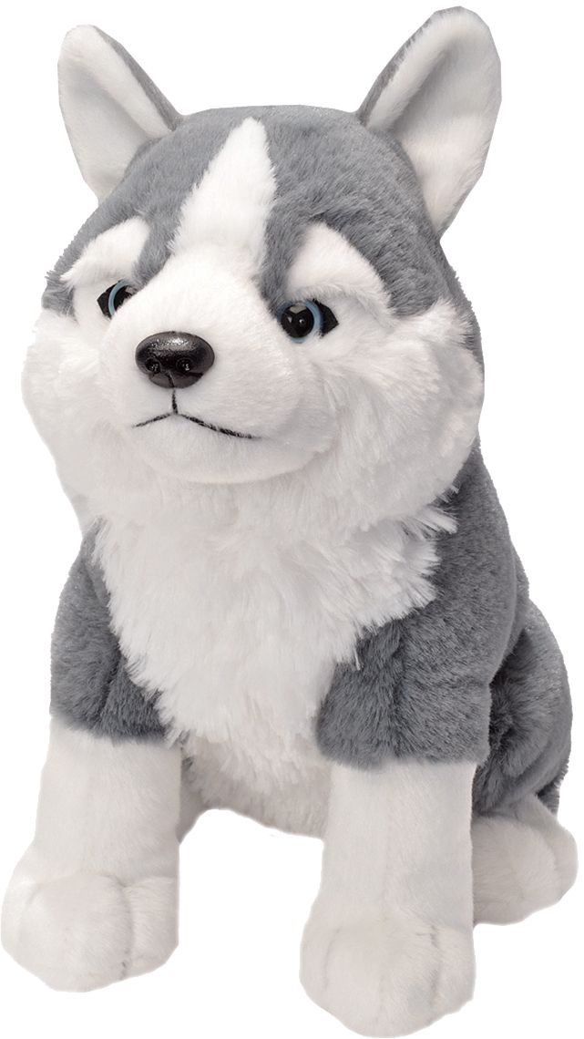 husky dog stuffed toy