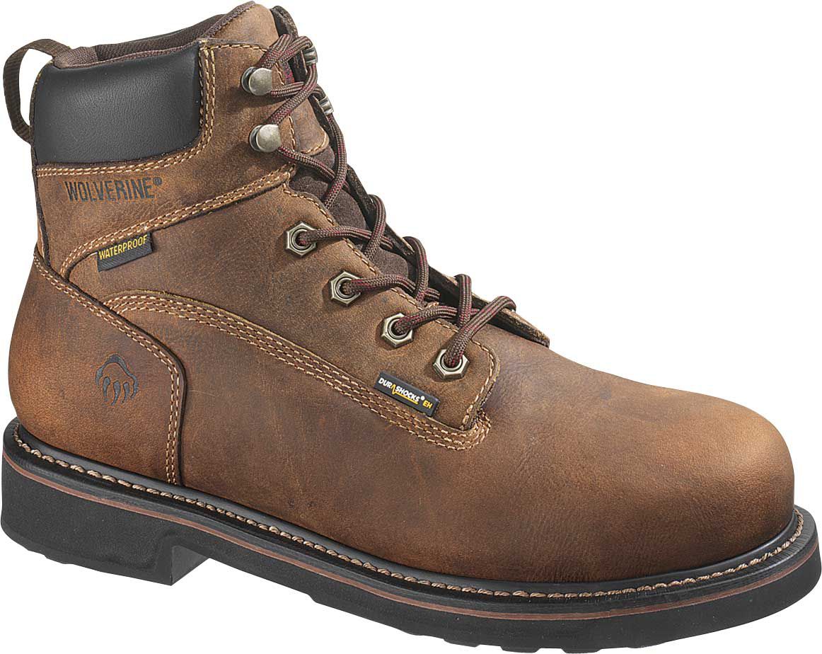 wolverine durashock boots steel toe