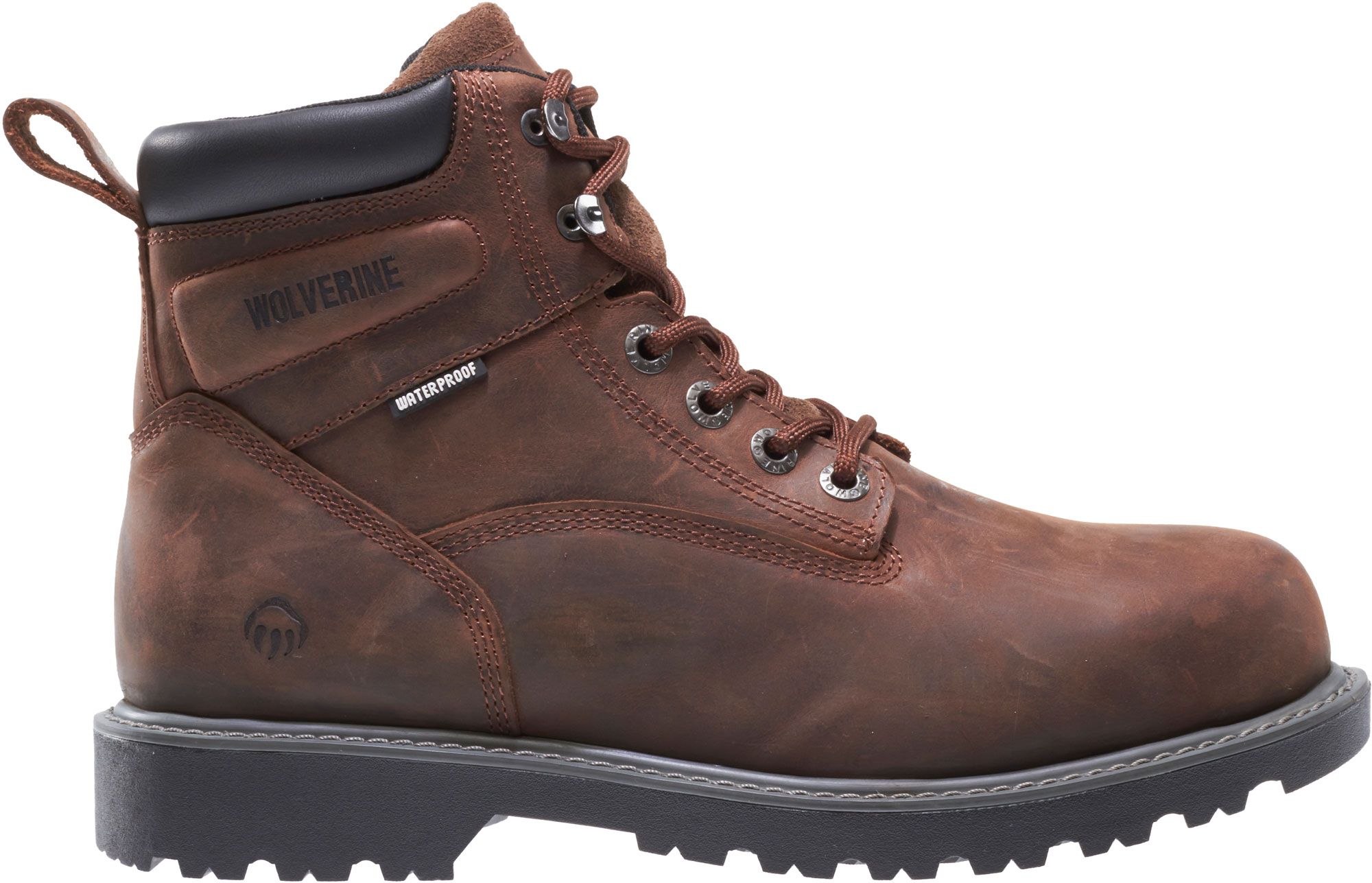 wolverine men's 6 waterproof work boot