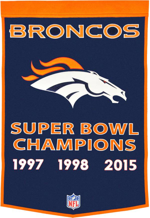 Denver Broncos Dynasty Banner