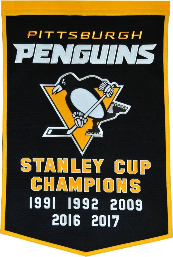 2017 Stanley Cup Champions Pittsburgh Penguins Dynasty Banner