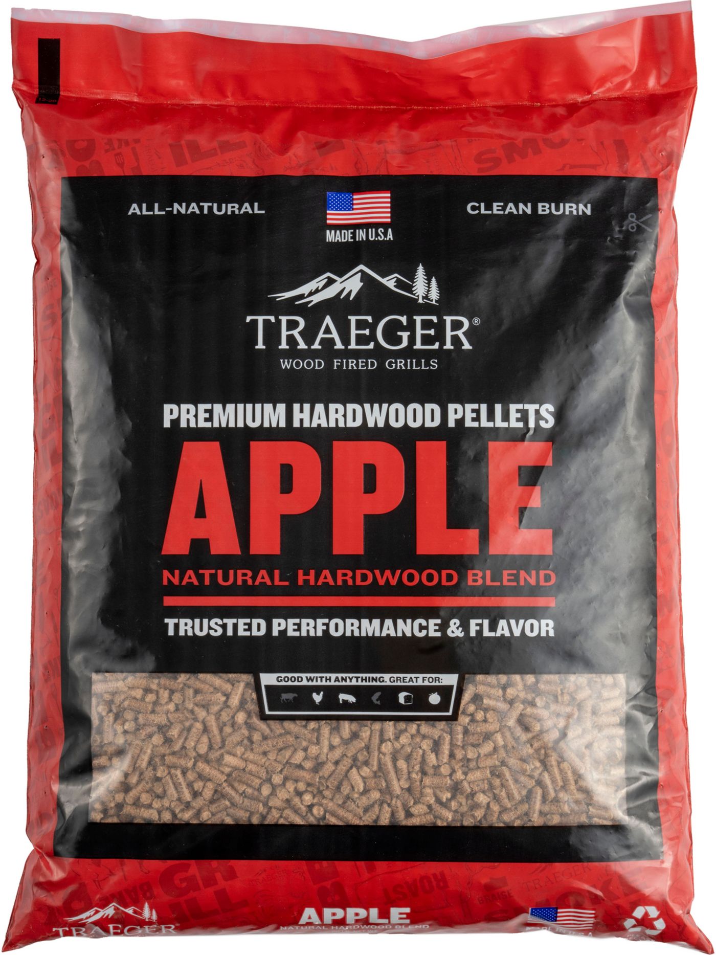 Traeger Apple Hardwood Pellets 1