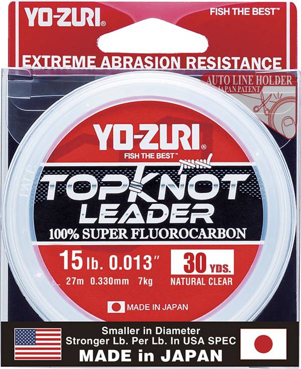Yo-Zuri Topknot Leader Clear | 40lb