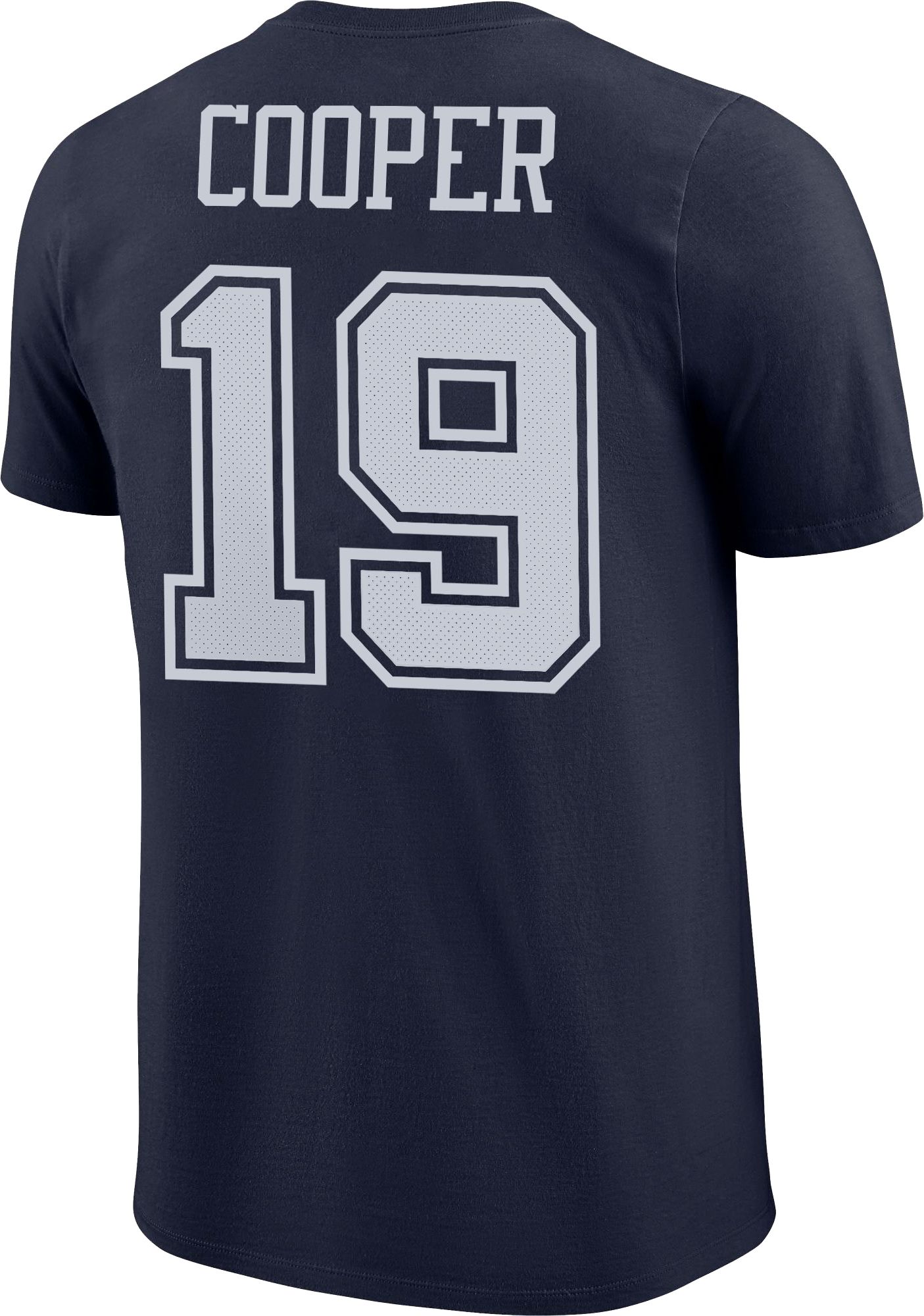 Nike Men's Dallas Cowboys Amari Cooper #19 Logo Navy T-Shirt product image