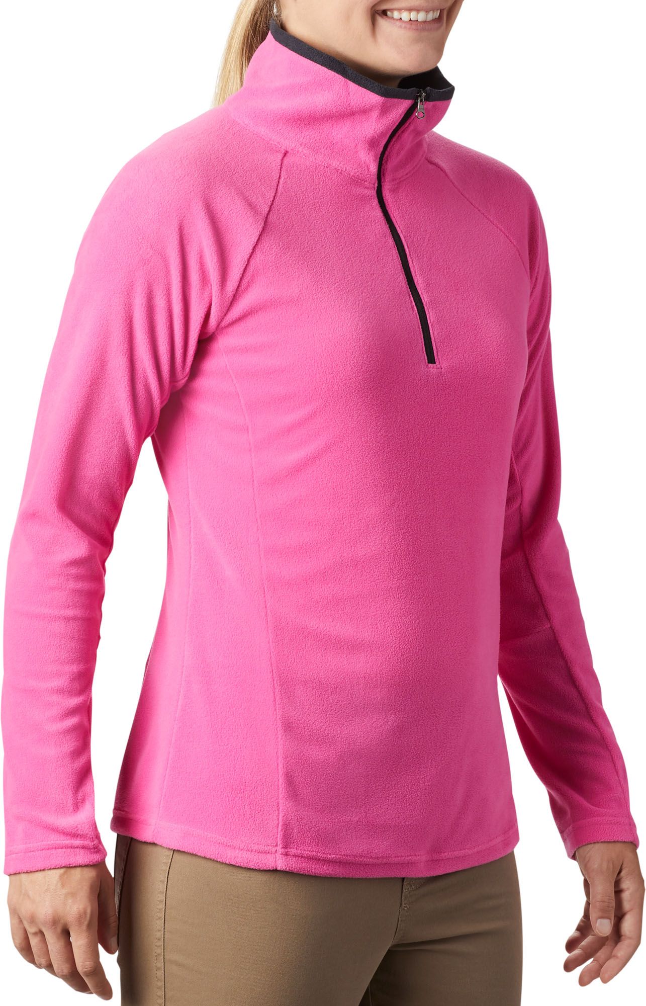 Columbia Women's Tested Tough In Pink Glacial Half Zip Pullover product image