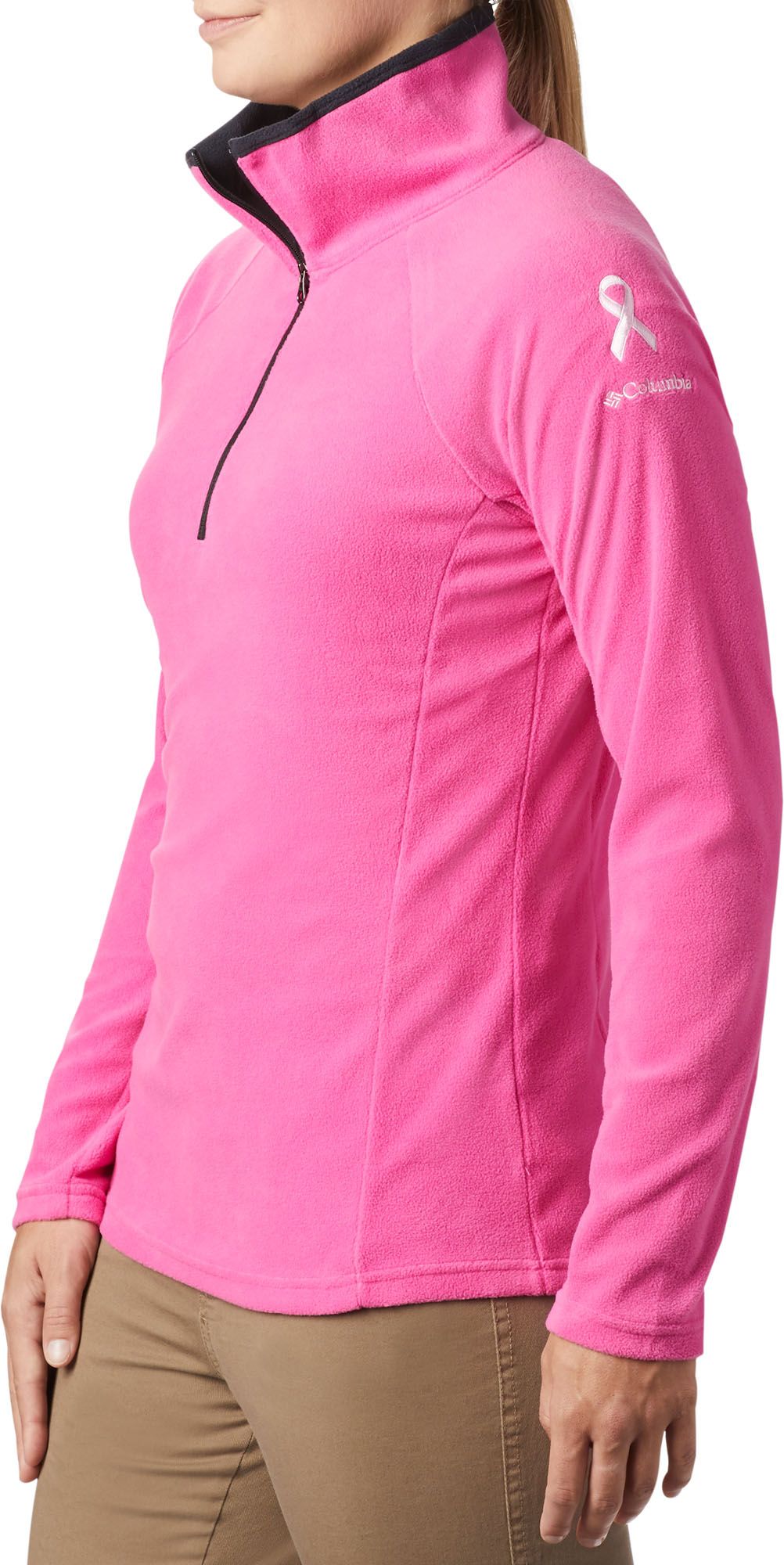 Columbia Women's Tested Tough In Pink Glacial Half Zip Pullover product image