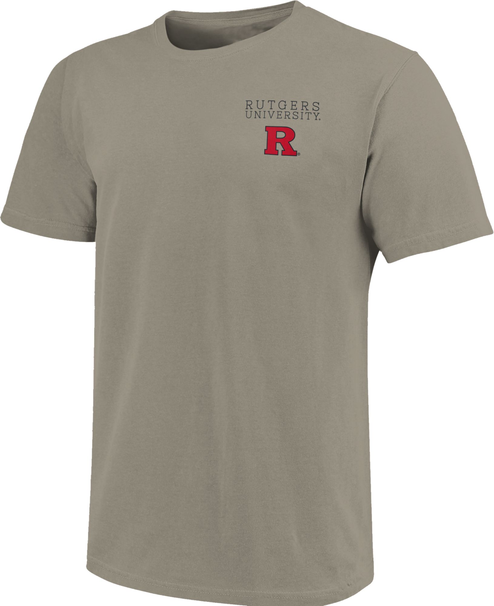 Image One Men's Rutgers Scarlet Knights Grey Campus Scene T-Shirt product image