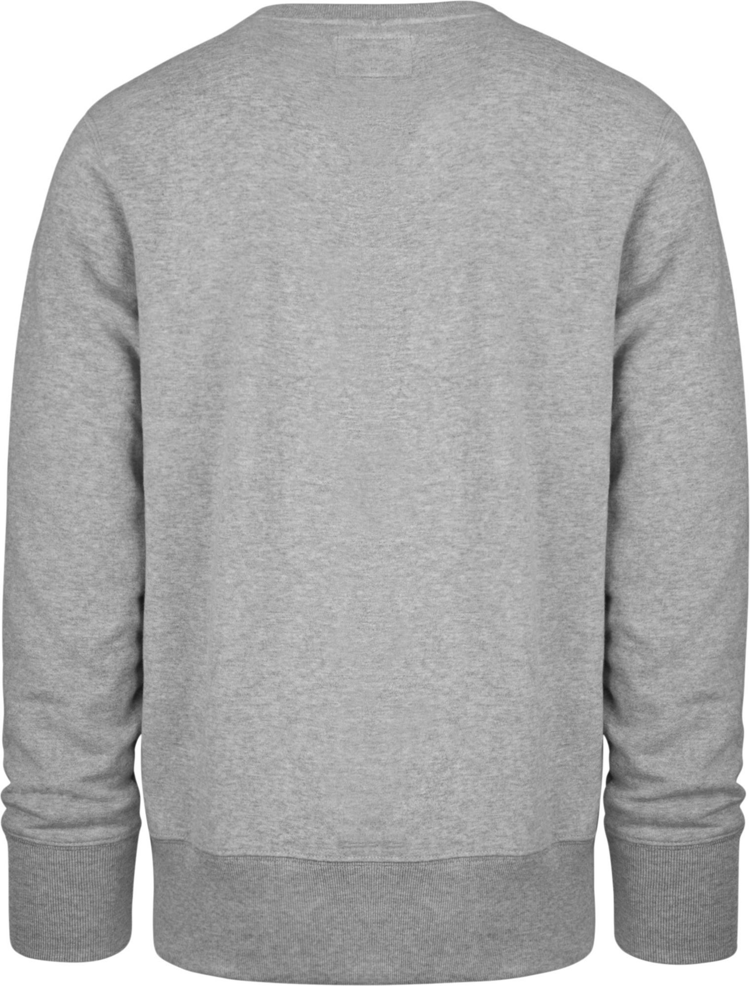 '47 Men's Detroit Lions Throwback Wordmark Grey Crew Sweatshirt