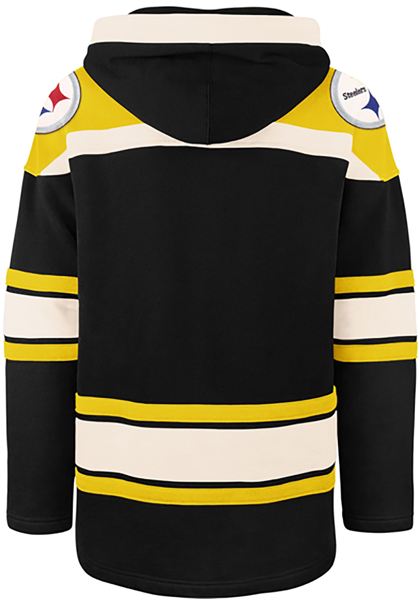 ‘47 Men's Pittsburgh Steelers Lacer Black Hoodie product image