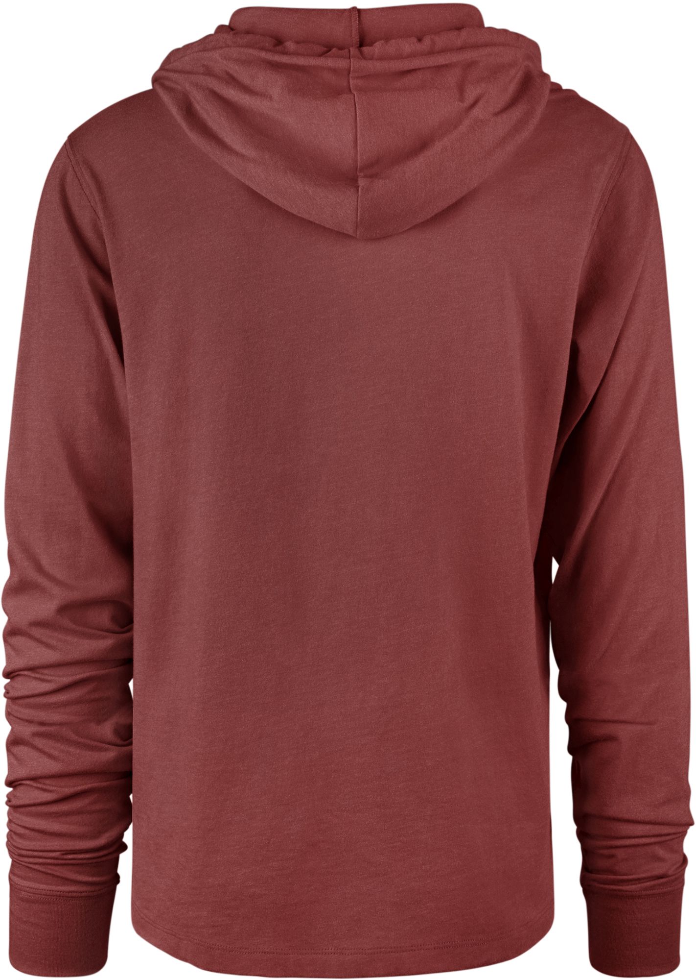 ‘47 Men's Arizona Cardinals Club Red Hooded Long Sleeve T-Shirt product image