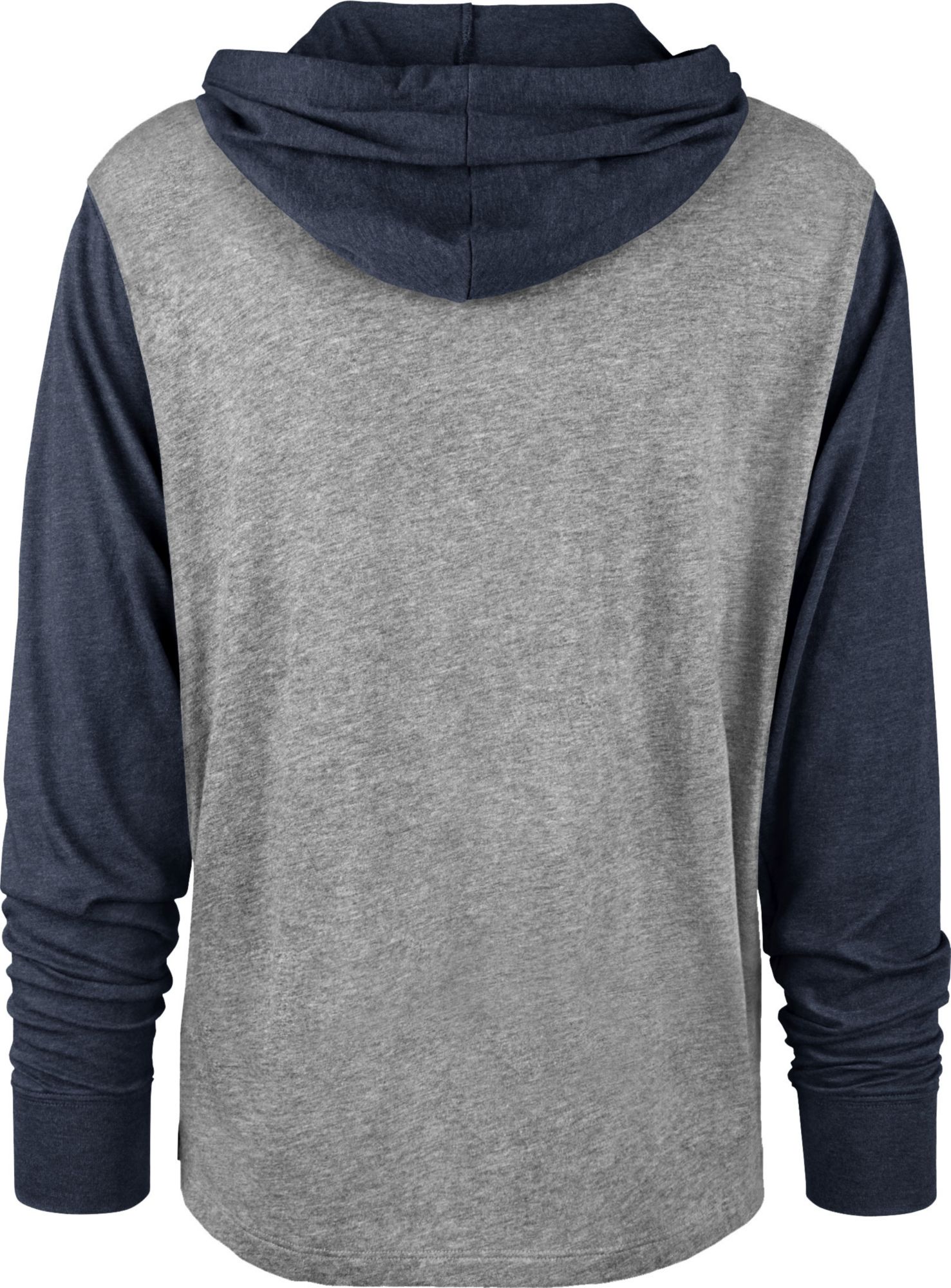‘47 Men's Seattle Seahawks Grey Club Hooded Pullover Long Sleeve T-Shirt product image