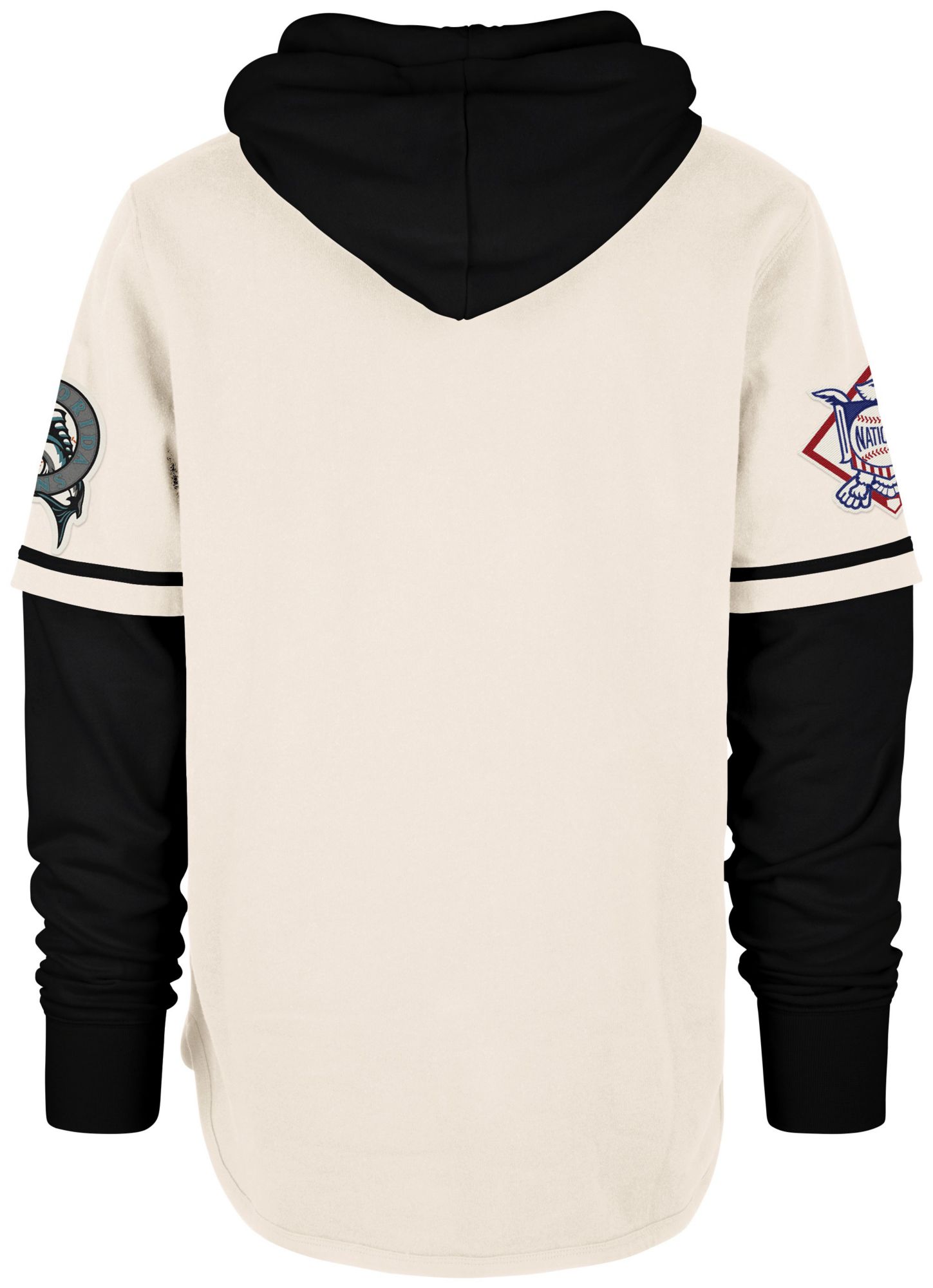 '47 Men's Miami Marlins Cream Trifecta Shortstop Pullover product image