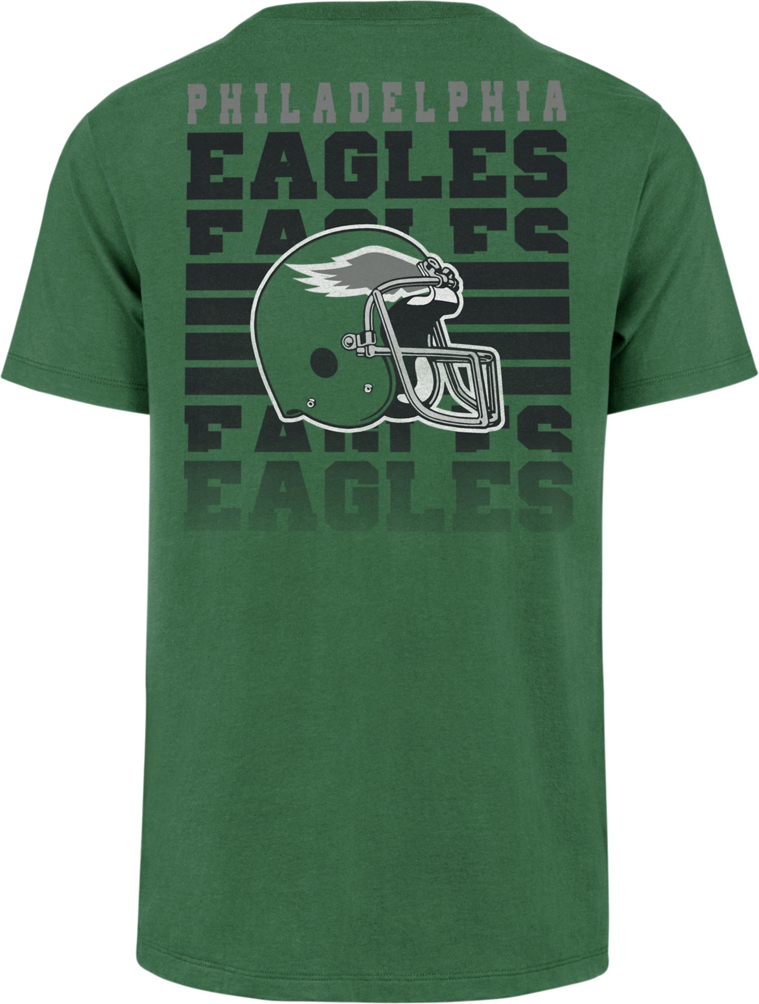 '47 Men's Philadelphia Eagles Back 2 Back Green T-Shirt product image