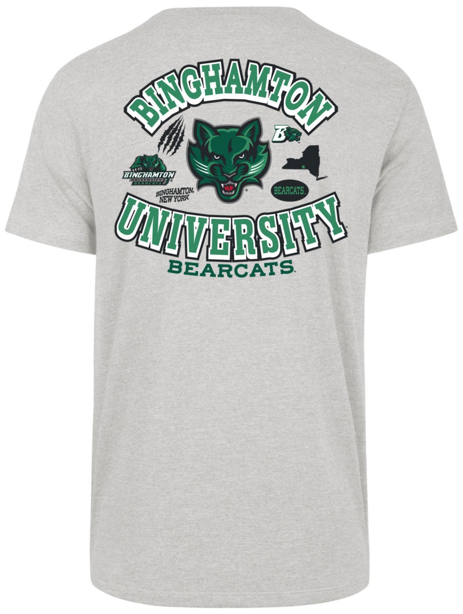 '47 Men's Binghamton Bearcats Grey Regional Backer Short Sleeve T-Shirt product image