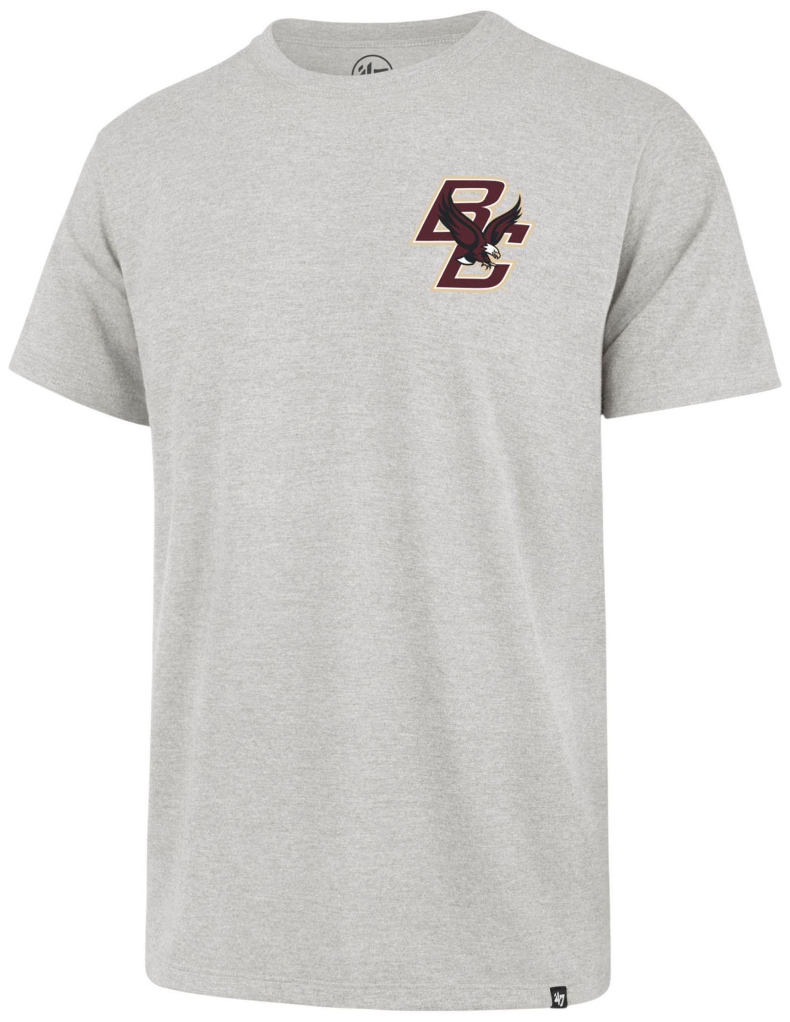 '47 Men's Boston College Eagles Grey Regional Backer Short Sleeve T-Shirt product image
