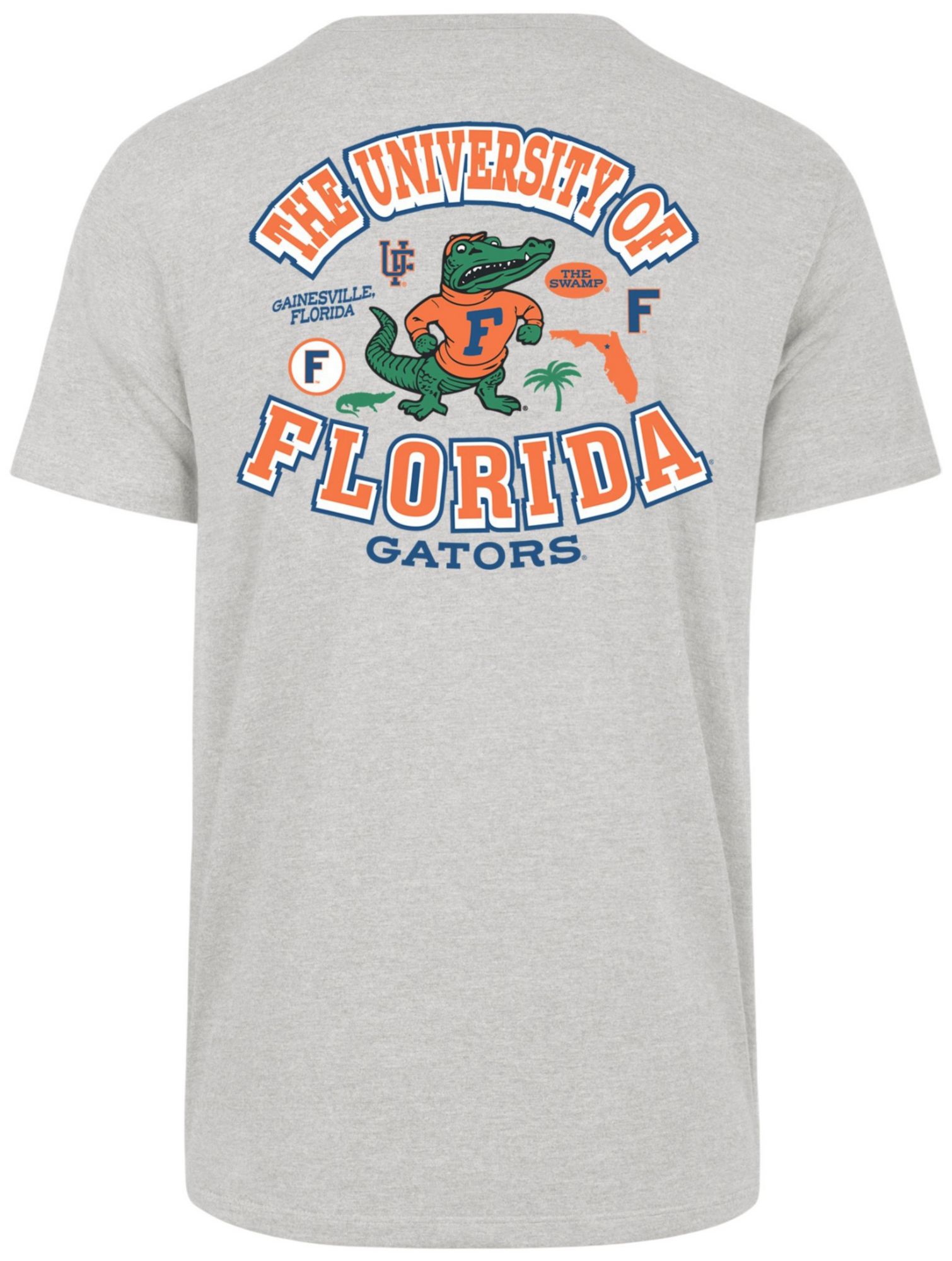 '47 Men's Florida Gators Grey Regional Backer Short Sleeve T-Shirt product image