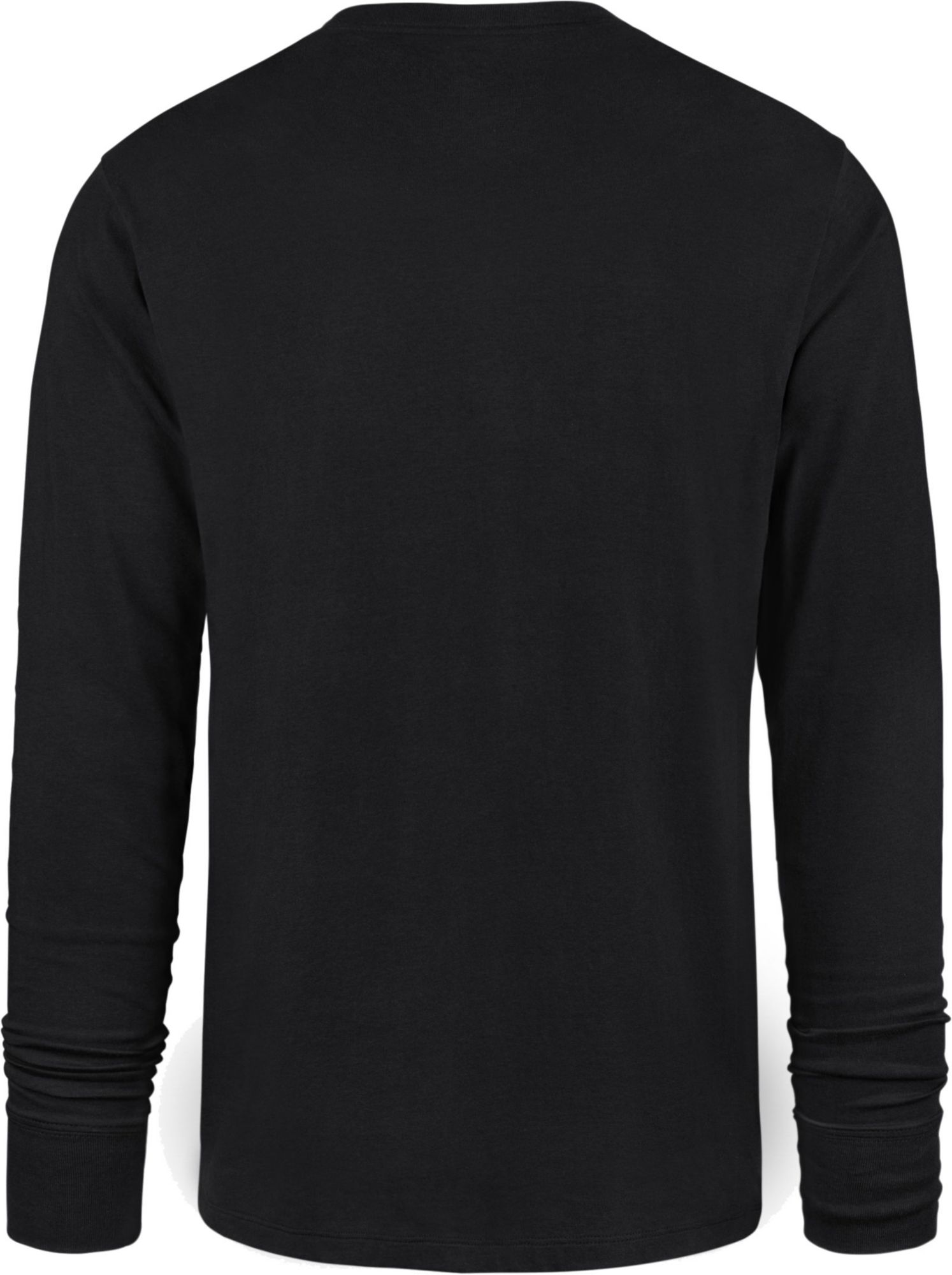 '47 Men's Pittsburgh Steelers Replay Franklin Legacy Black Long Sleeve T-Shirt product image