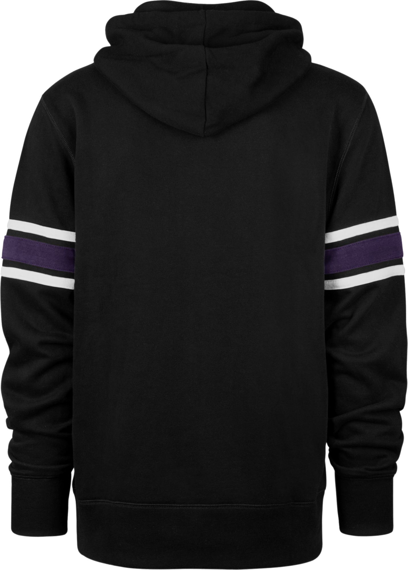 '47 Men's Baltimore Ravens Black Stripe Hoodie product image