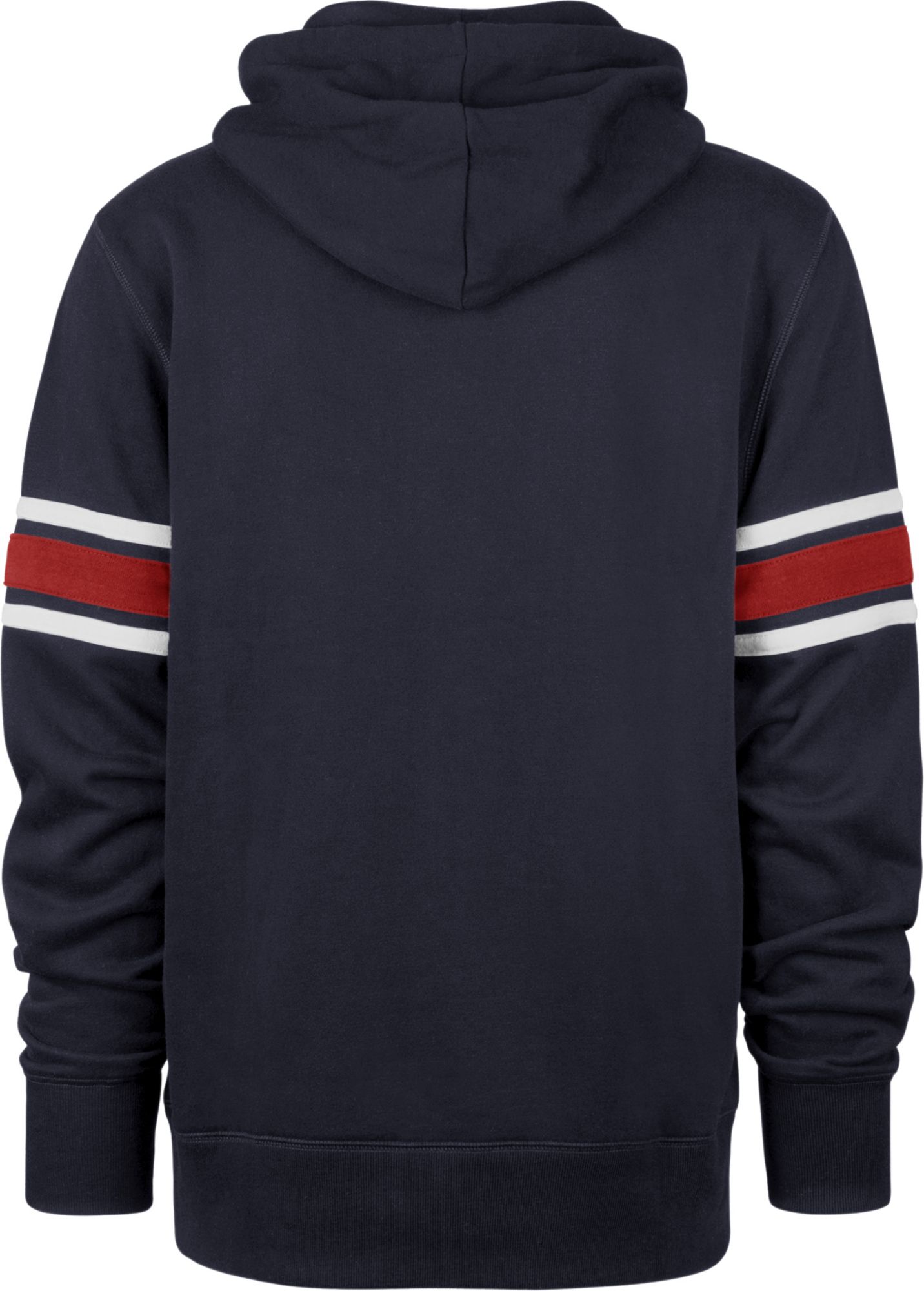 '47 Men's New England Patriots Navy Stripe Hoodie product image