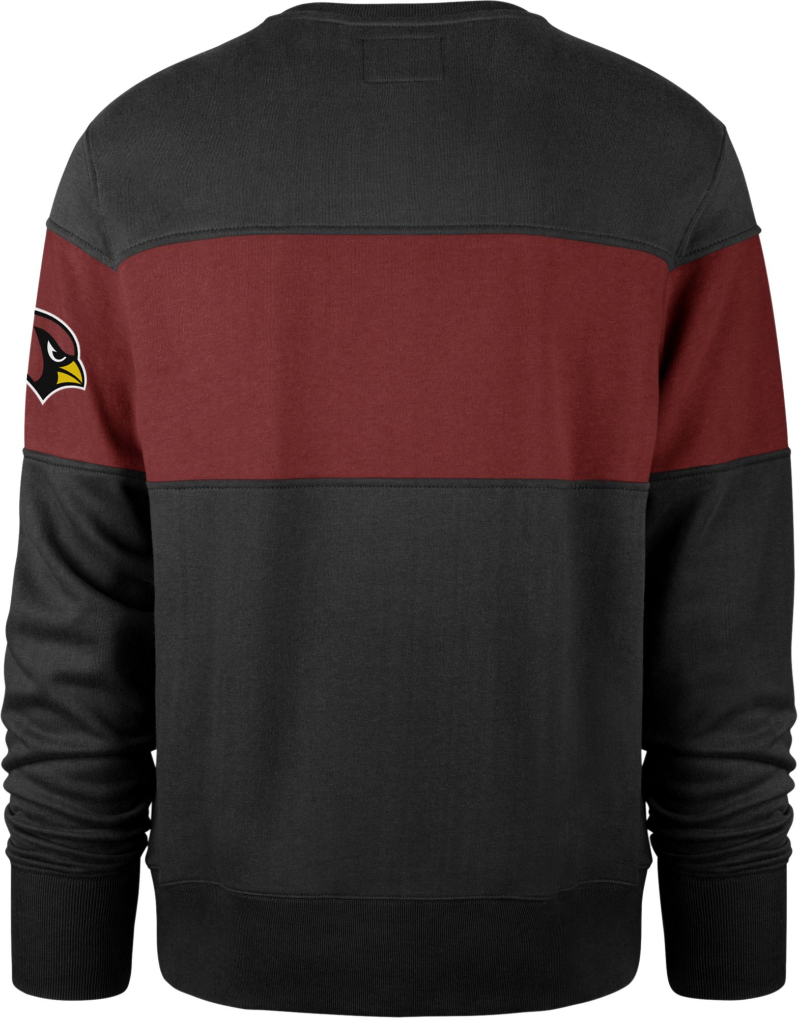 '47 Men's Arizona Cardinals Black Interstate Crew Sweatshirt product image