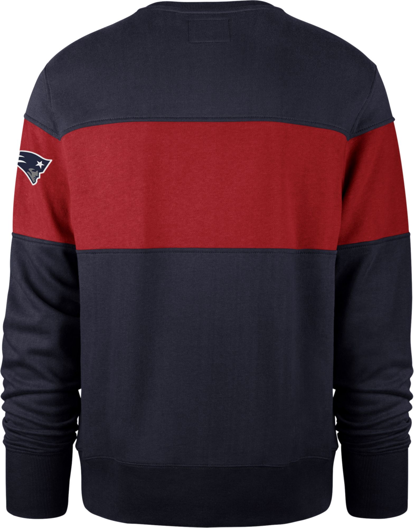 '47 Men's New England Patriots Navy Interstate Crew Sweatshirt product image