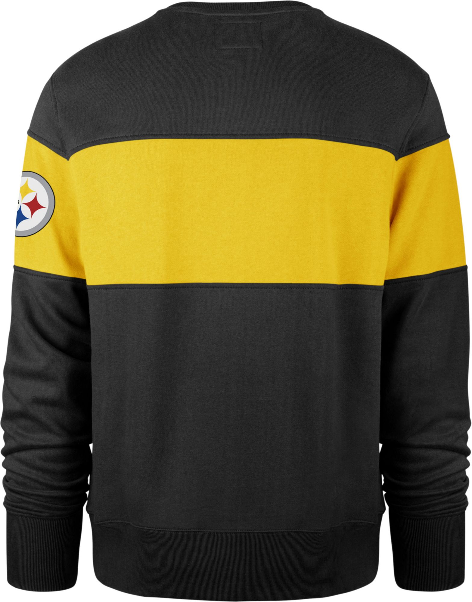 ‘47 Men's Pittsburgh Steelers Interstate Crew Black Sweatshirt product image