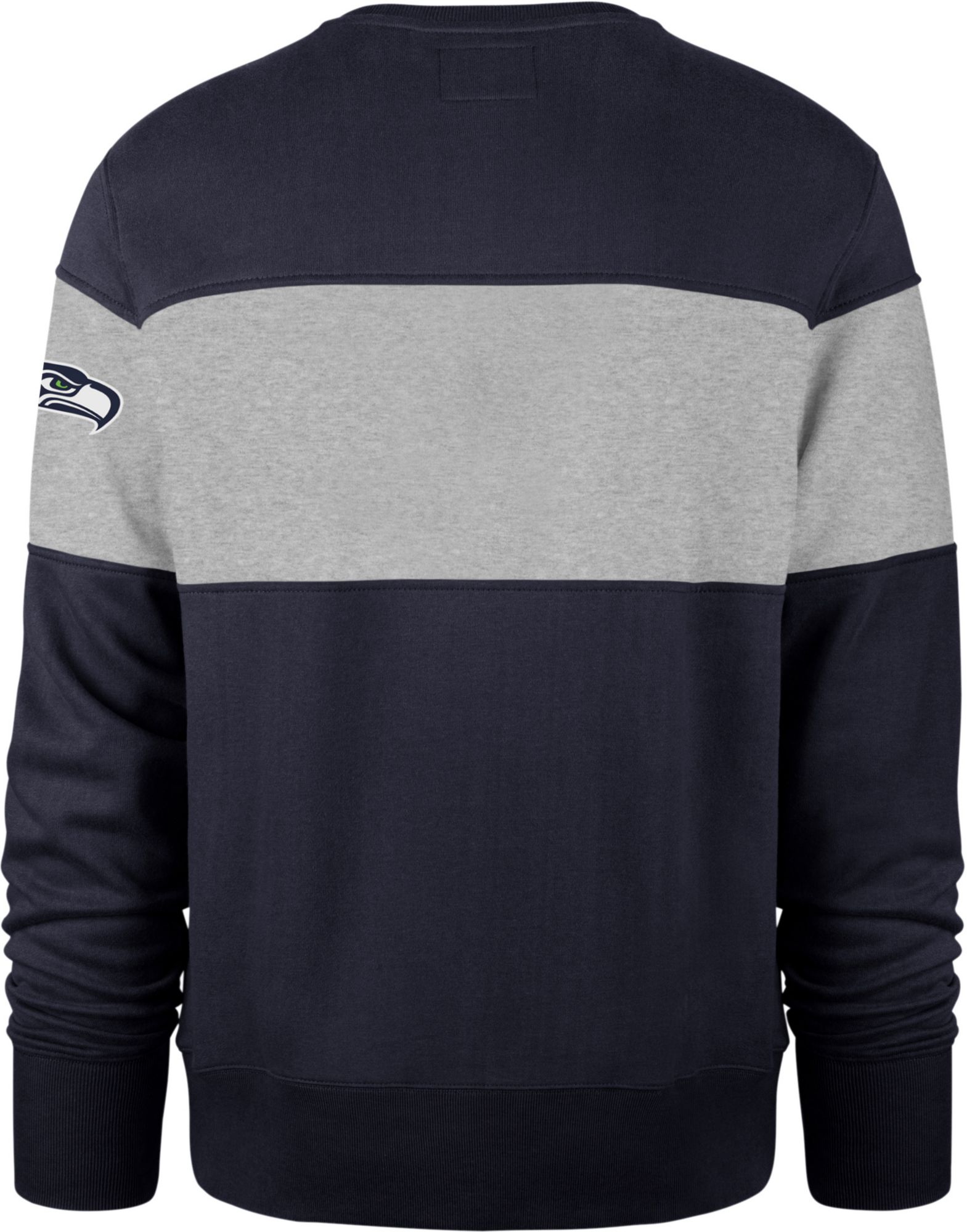 ‘47 Men's Seattle Seahawks Interstate Crew Navy Sweatshirt product image