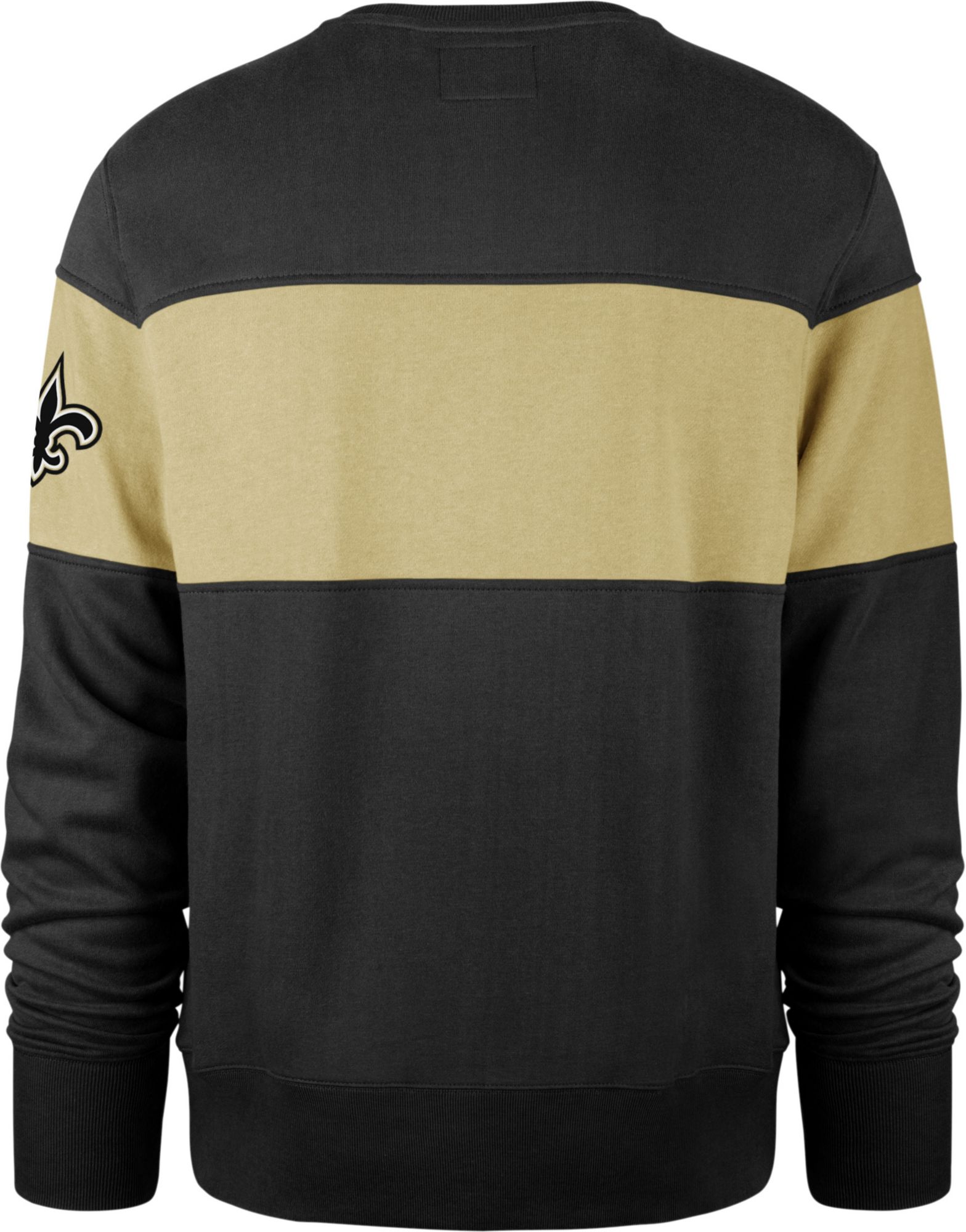 ‘47 Men's New Orleans Saints Interstate Crew Black Sweatshirt product image
