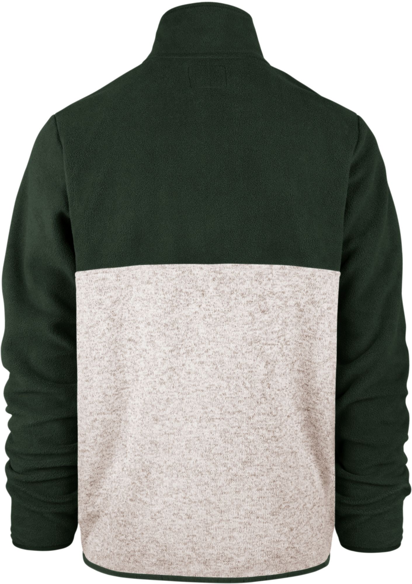 ‘47 Men's Green Bay Packers Kodiak Color Block Quarter-Zip Pullover product image