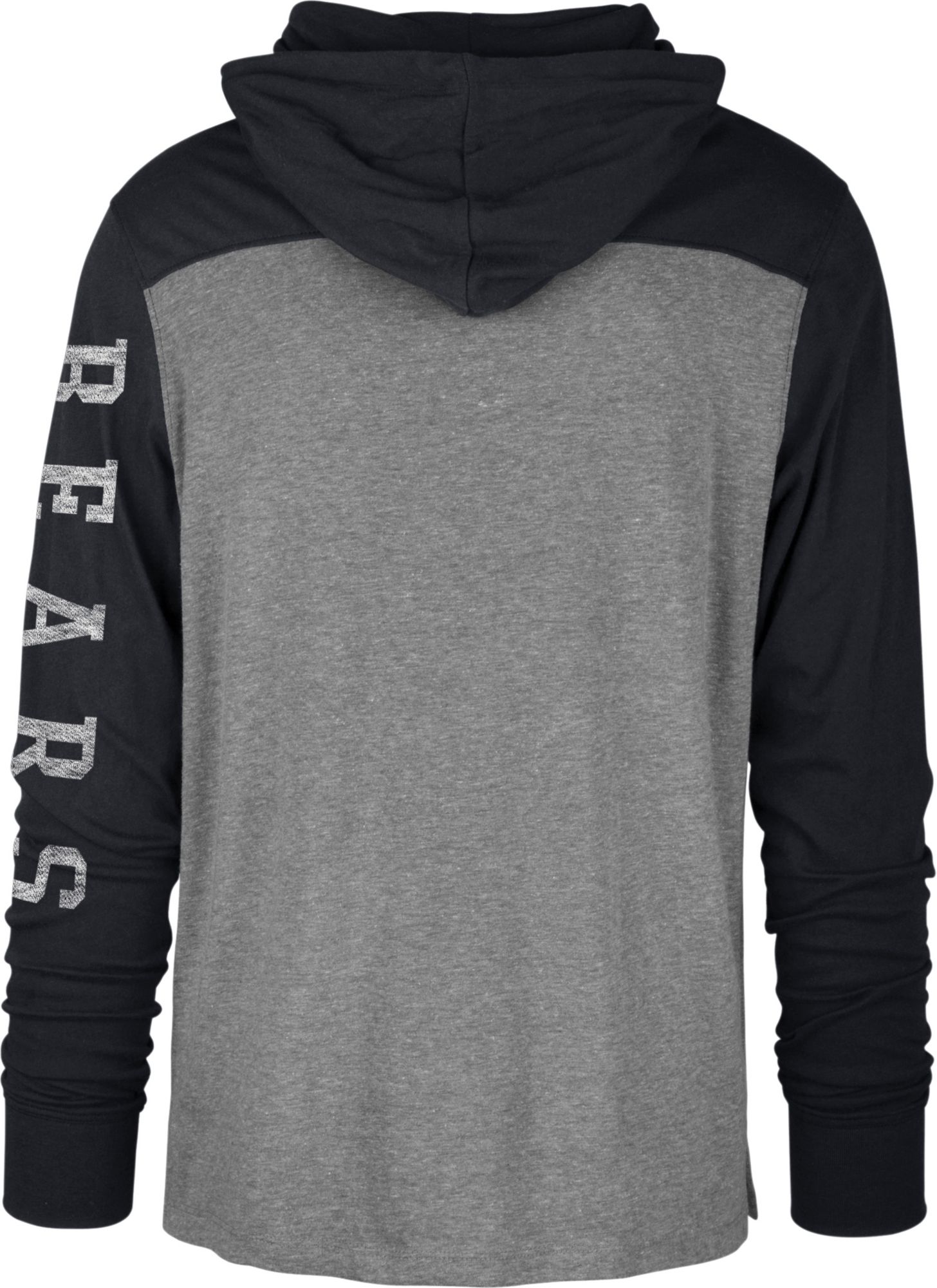 '47 Men's Chicago Bears Grey Hooded Long Sleeve Shirt product image