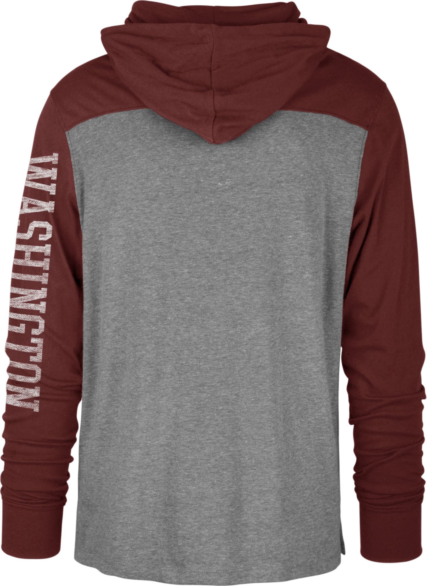 '47 Men's Washington Football Team Grey Hooded Long Sleeve Shirt product image