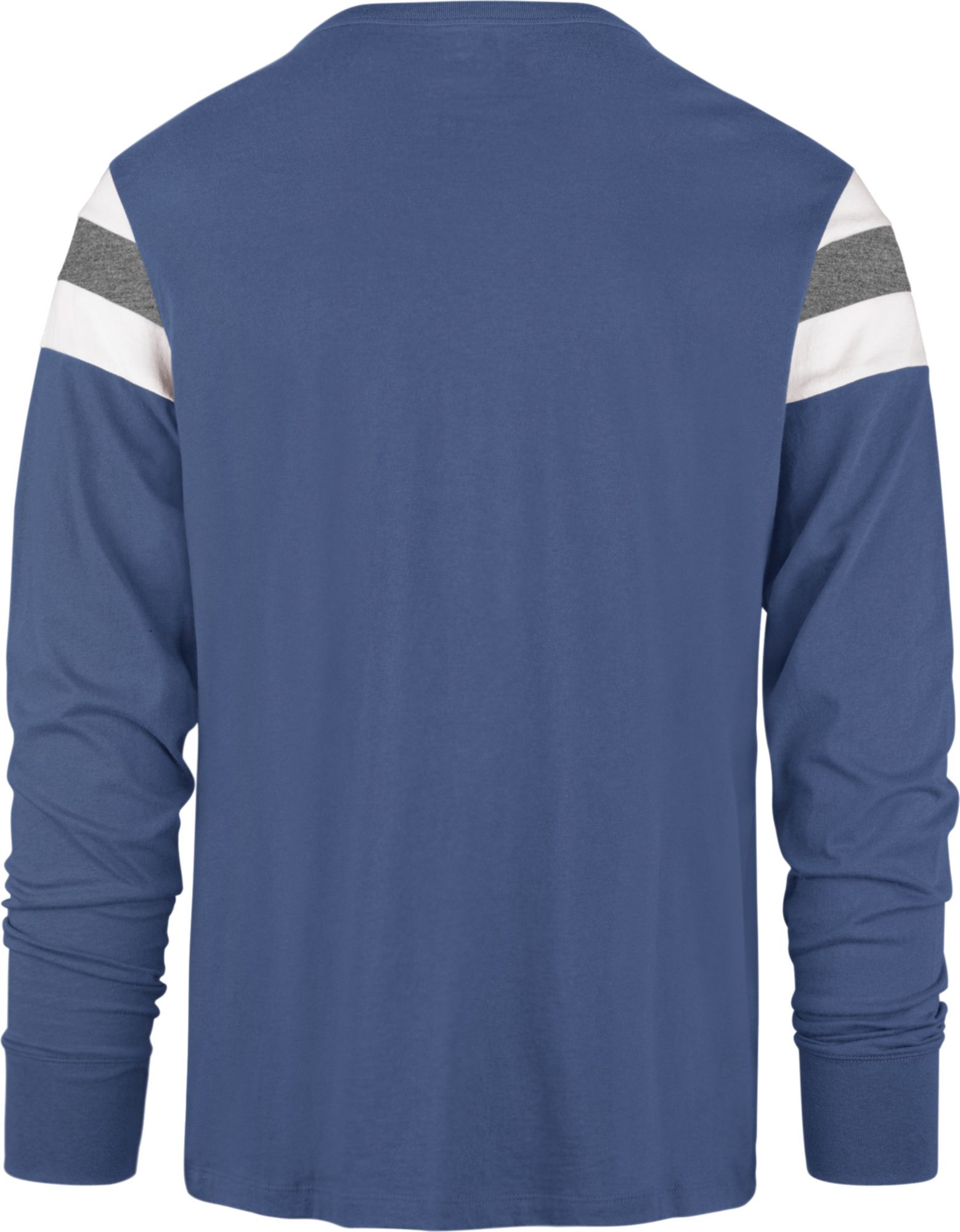 '47 Men's Detroit Lions Blue Rooted Long Sleeve T-Shirt product image