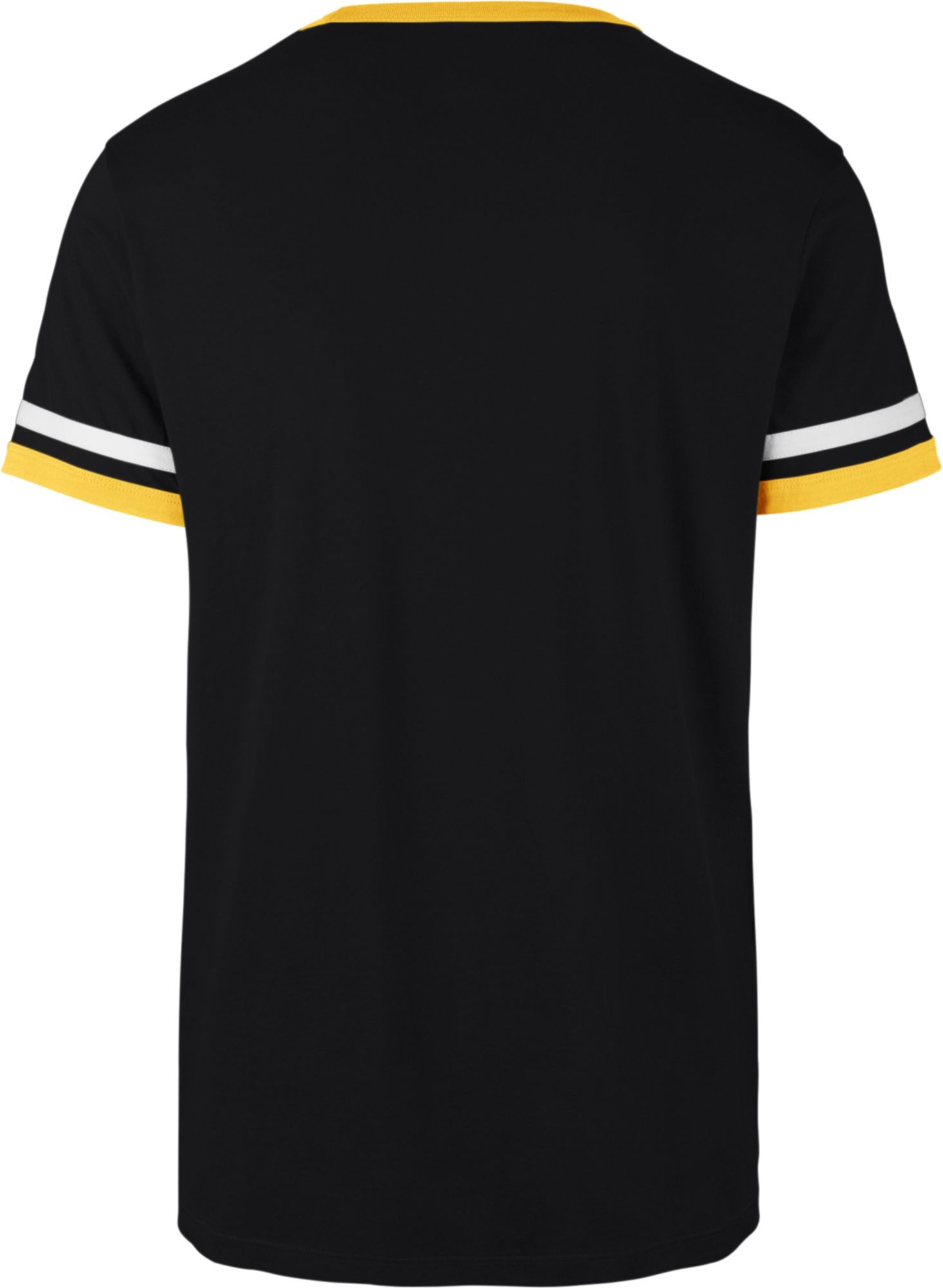 '47 Men's Pittsburgh Pirates Black Ringer T-Shirt product image