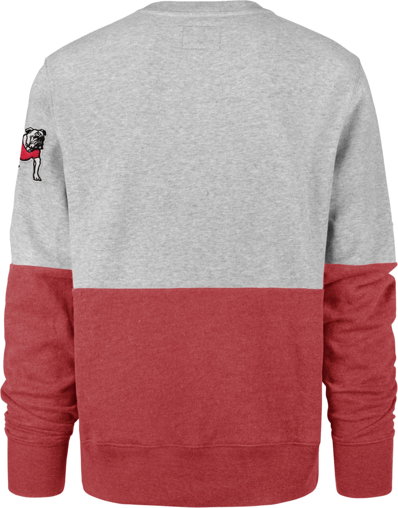 ‘47 Men's Georgia Bulldogs Gold Gibson Crew Pullover Sweatshirt product image