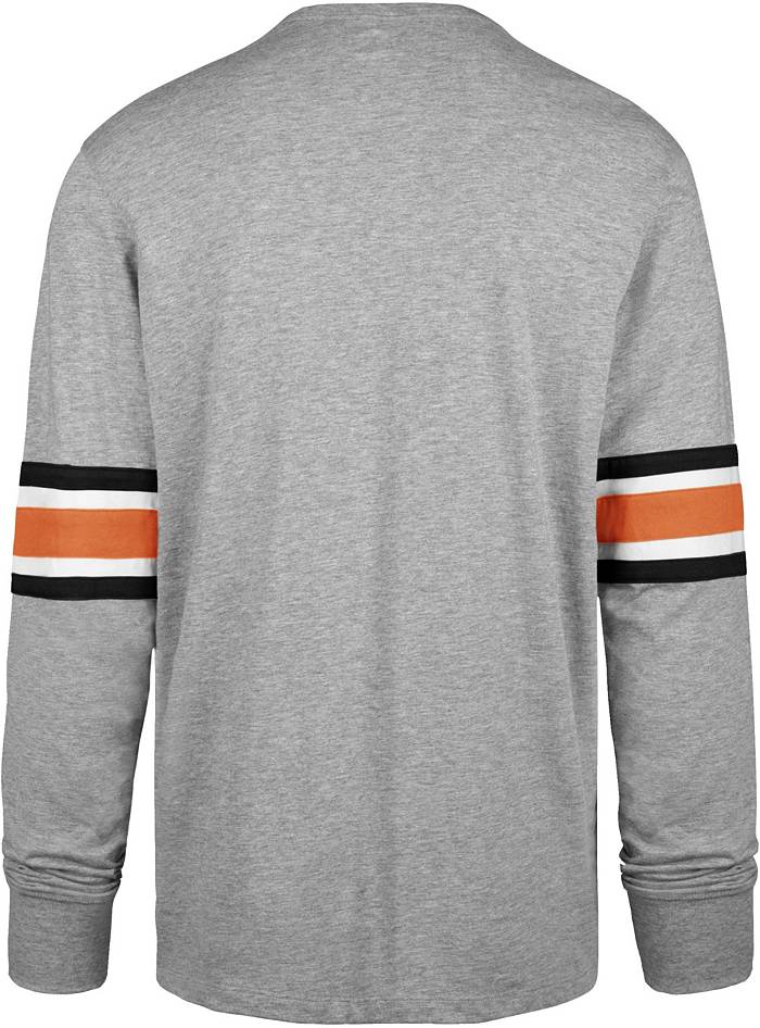 47 Men's Cincinnati Bengals Cover 2 Grey Long Sleeve T-Shirt