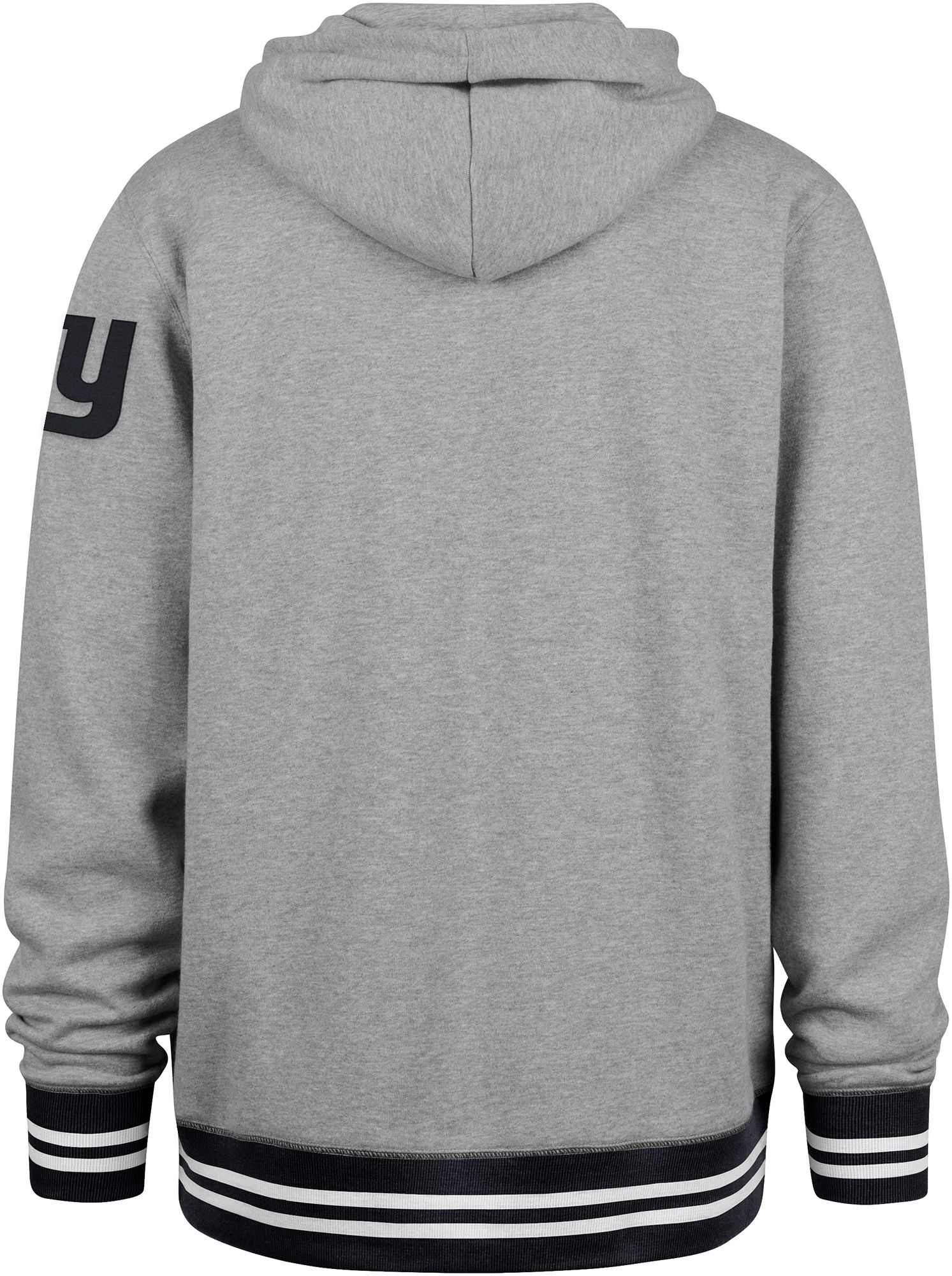 '47 Men's New York Giants Slate Grey Eastport Throwback Pullover Hoodie product image