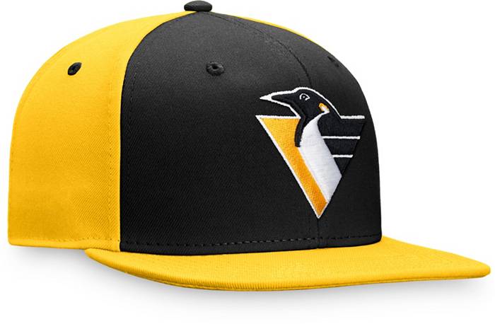 Pittsburgh Penguins Snapback Hat Cap Vintage NHL The Game Black