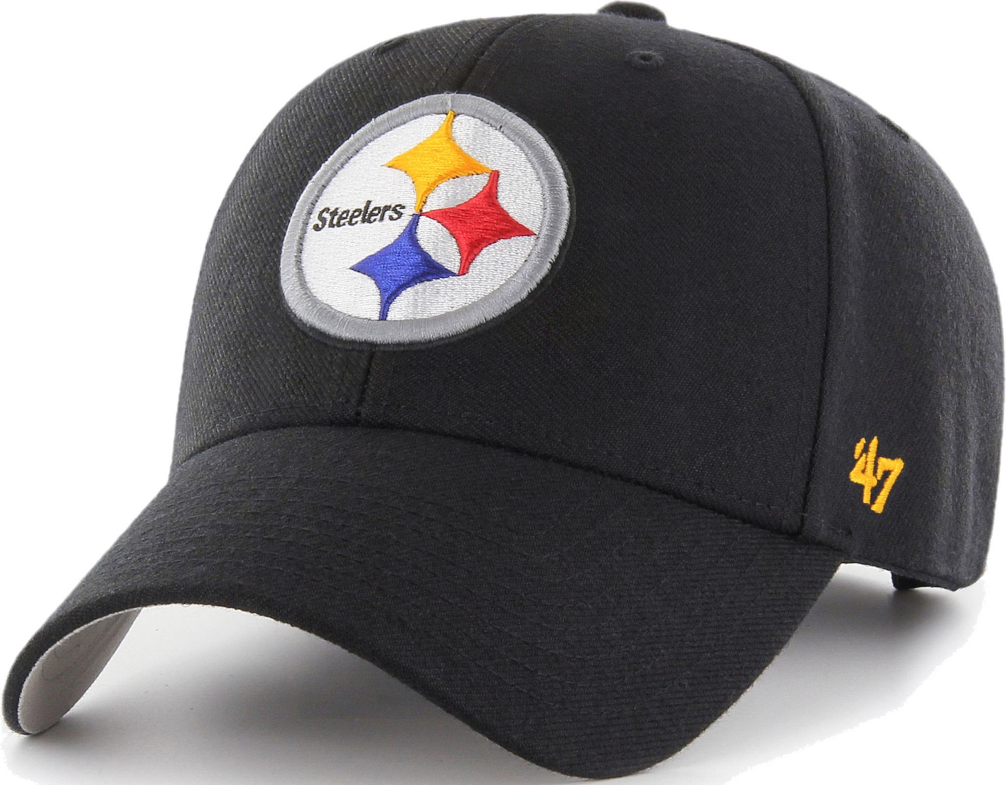 '47 Adult Pittsburgh Steelers MVP Black Adjustable Hat product image