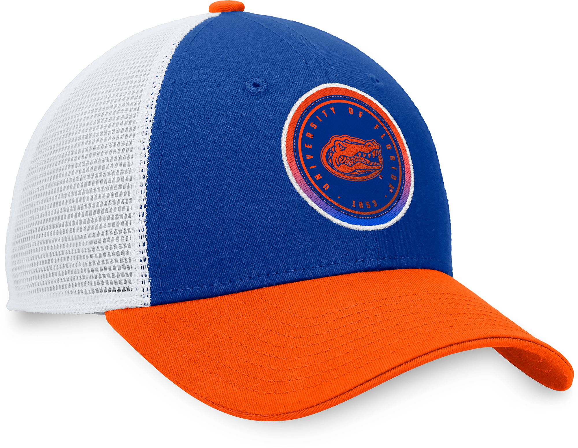 Top of the World Men's Florida Gators Blue/White Iconic Adjustable Trucker Hat product image