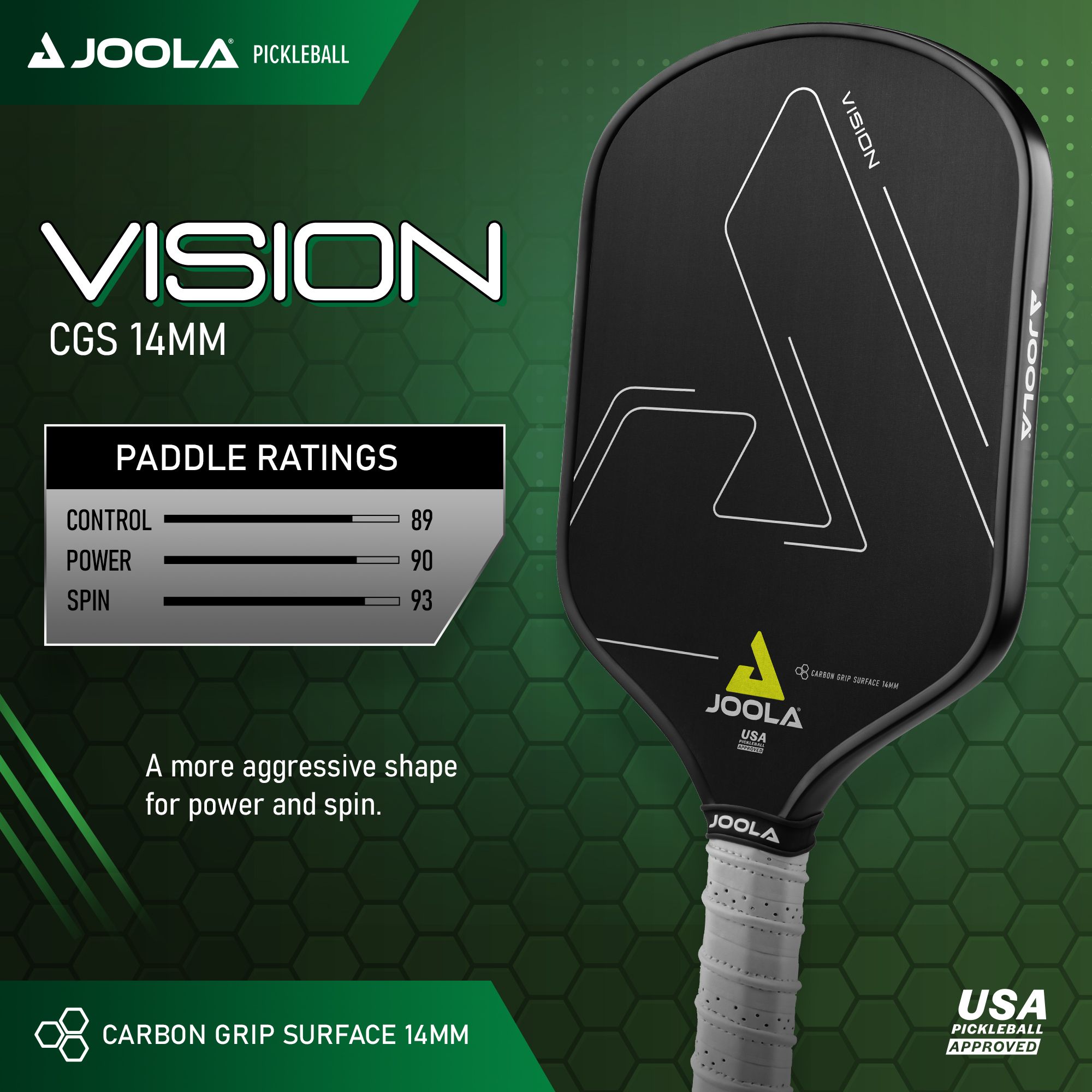 JOOLA Vision 14mm CGS Pickleball Paddle product image