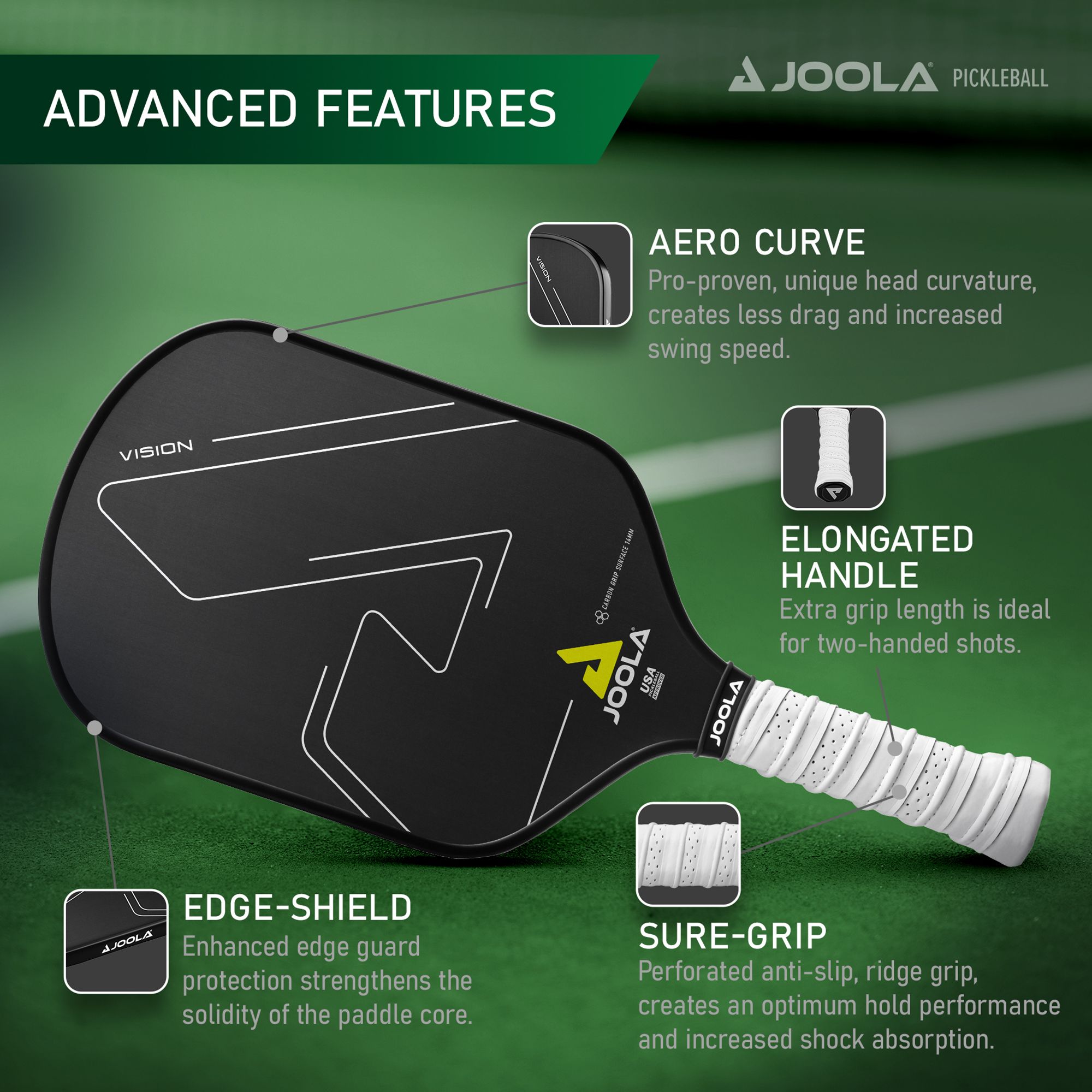 JOOLA Vision 14mm CGS Pickleball Paddle product image