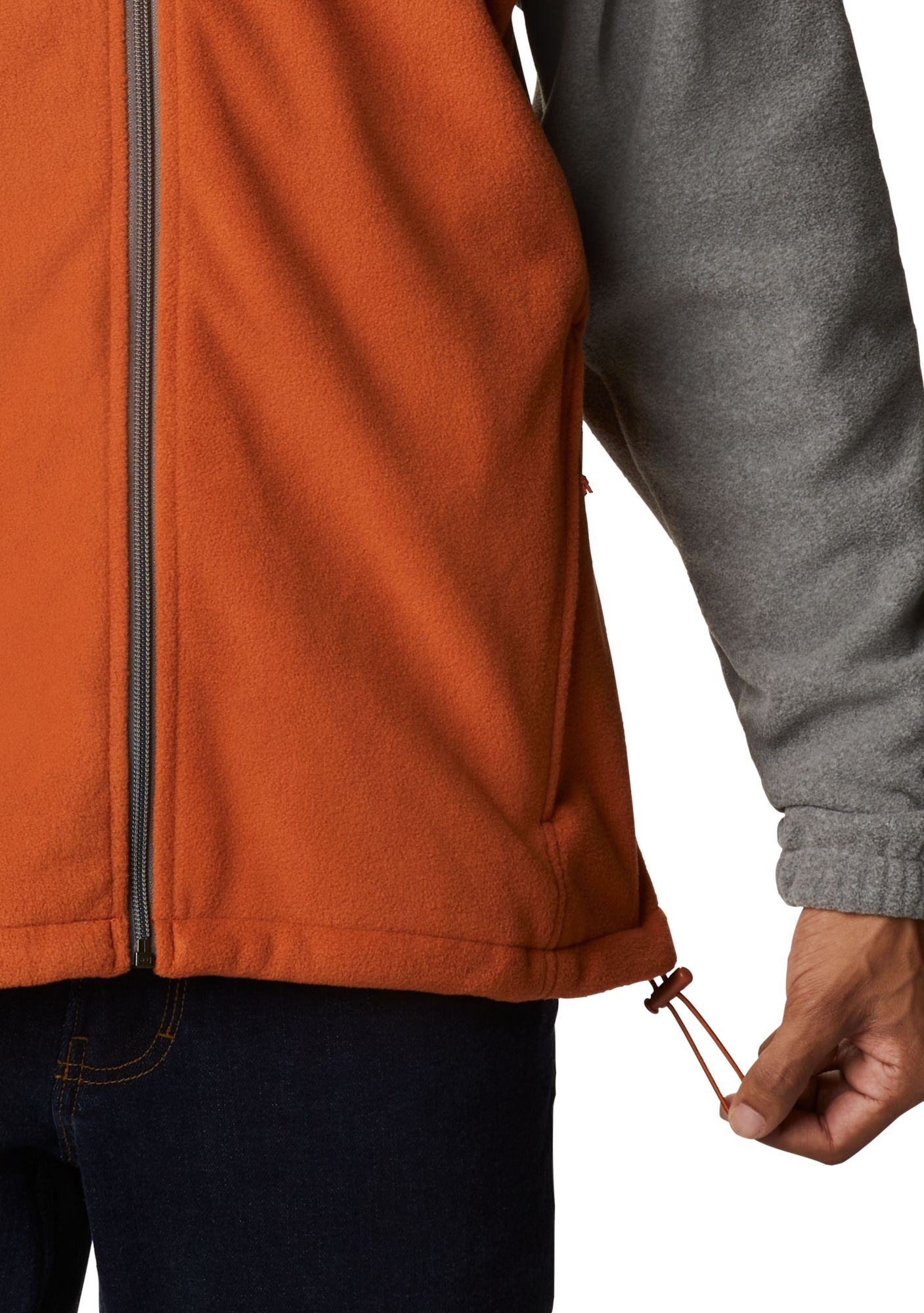 Columbia Men's Texas Longhorns Grey Flanker Full-Zip Fleece Jacket product image