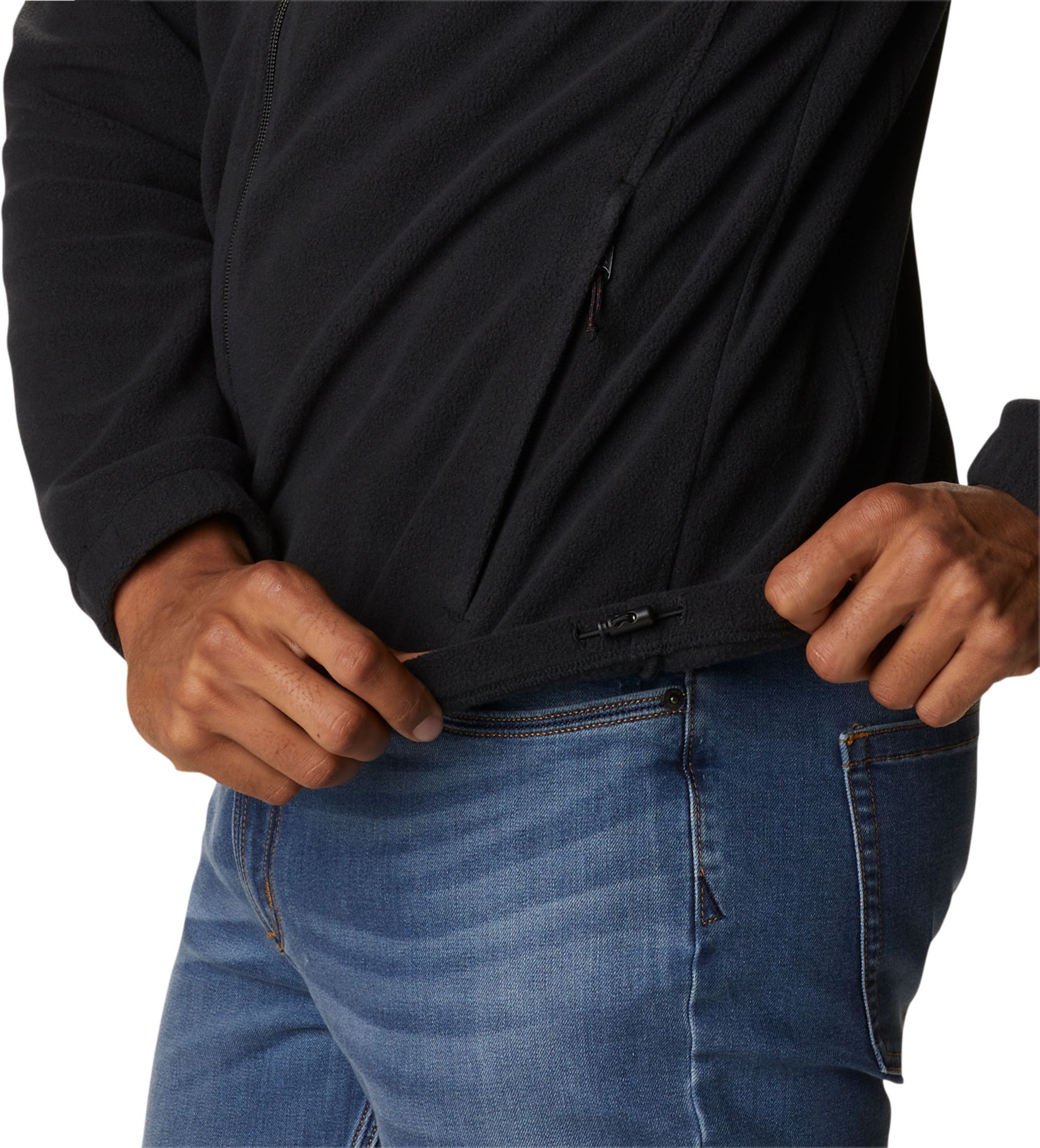 Columbia Men's Ohio State Buckeyes Black Flanker Full-Zip Fleece Jacket product image