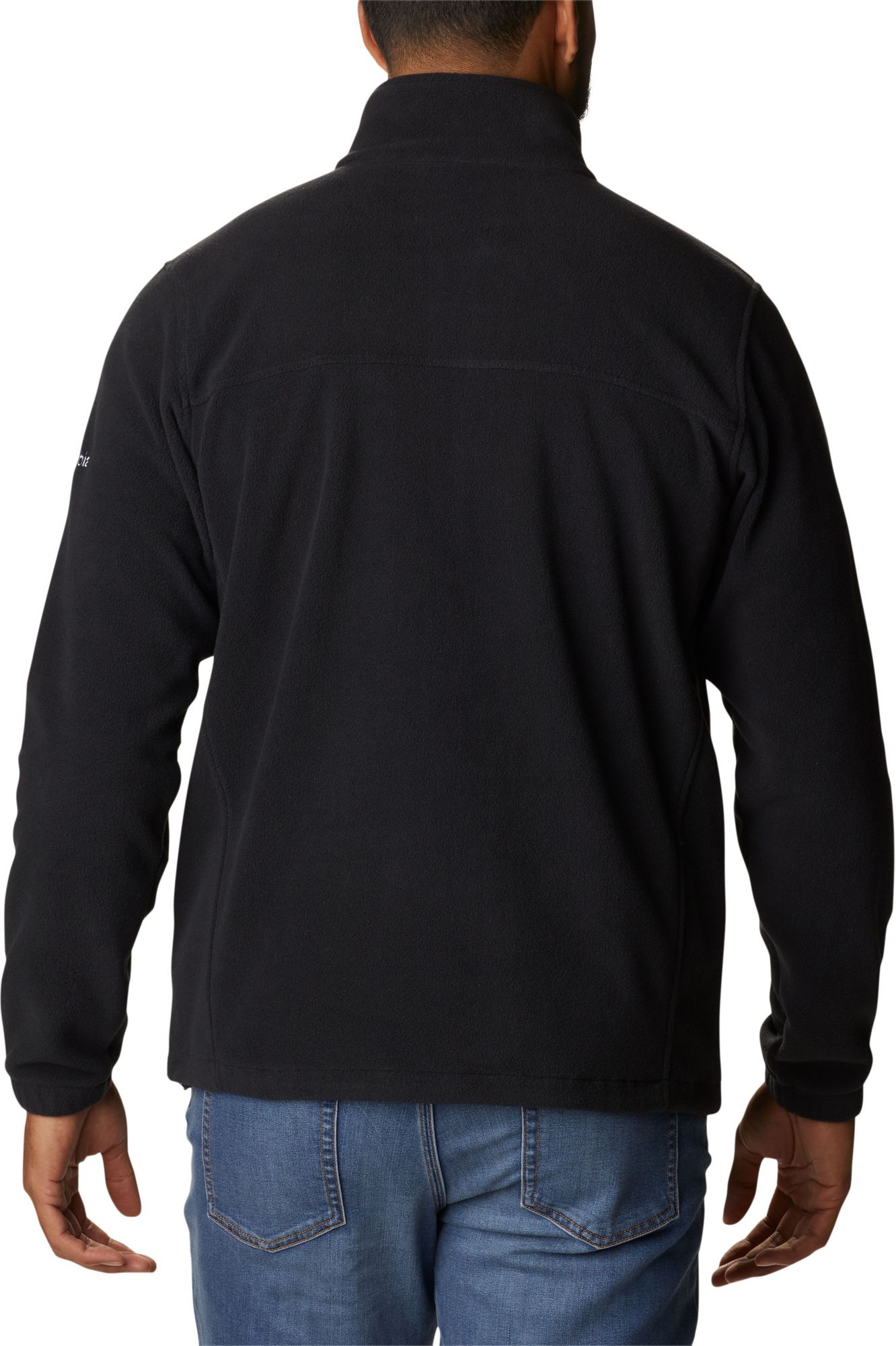 Columbia Men's Ohio State Buckeyes Black Flanker Full-Zip Fleece Jacket product image