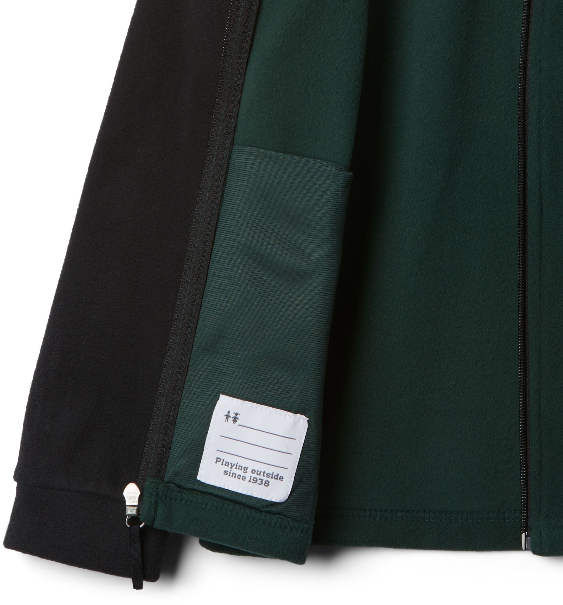 Columbia Youth Michigan State Spartans Black Flanker Full-Zip Fleece product image