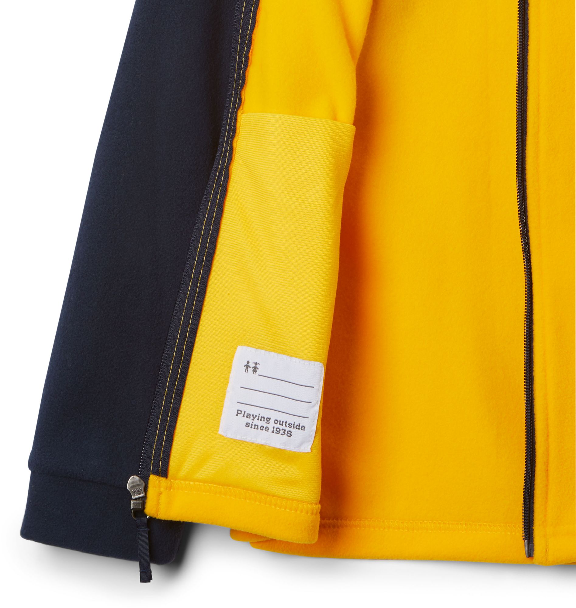 Columbia Youth Michigan Wolverines Blue Flanker Full-Zip Fleece product image