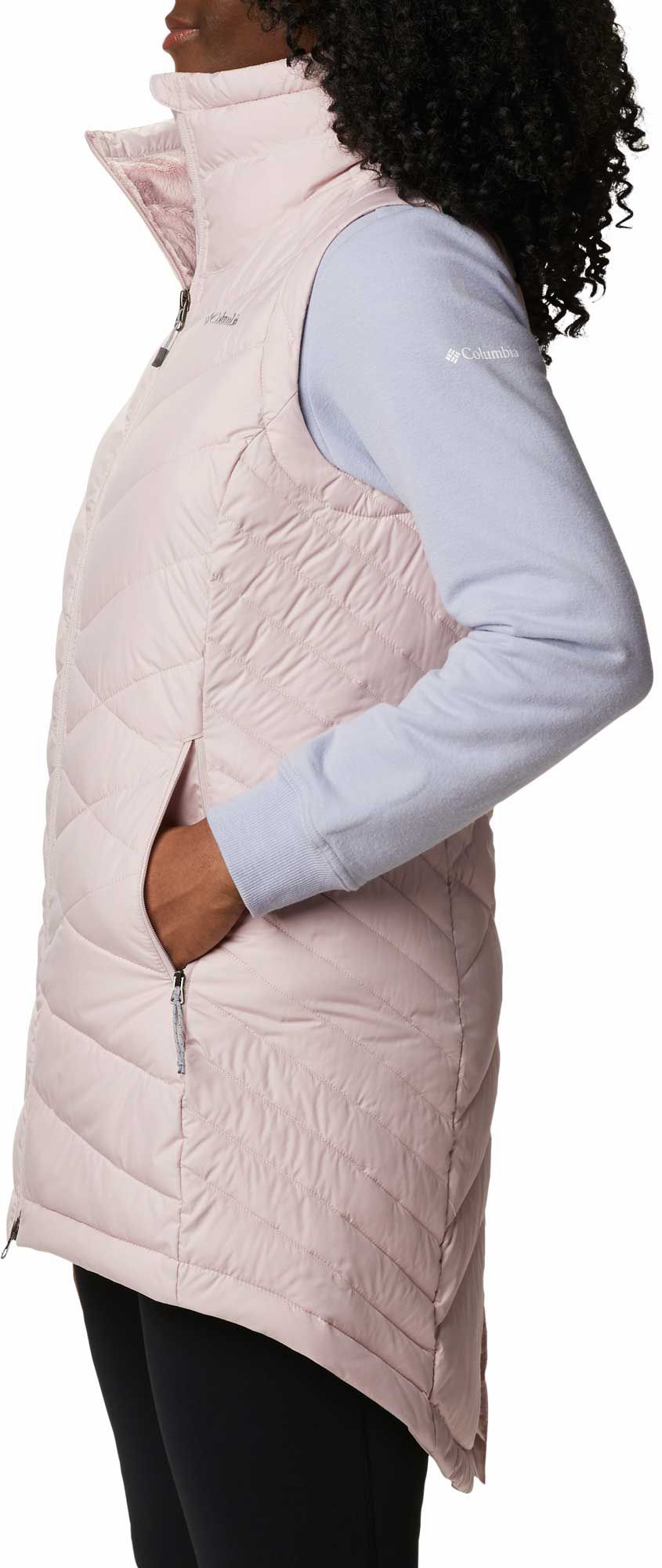 columbia heavenly long vest